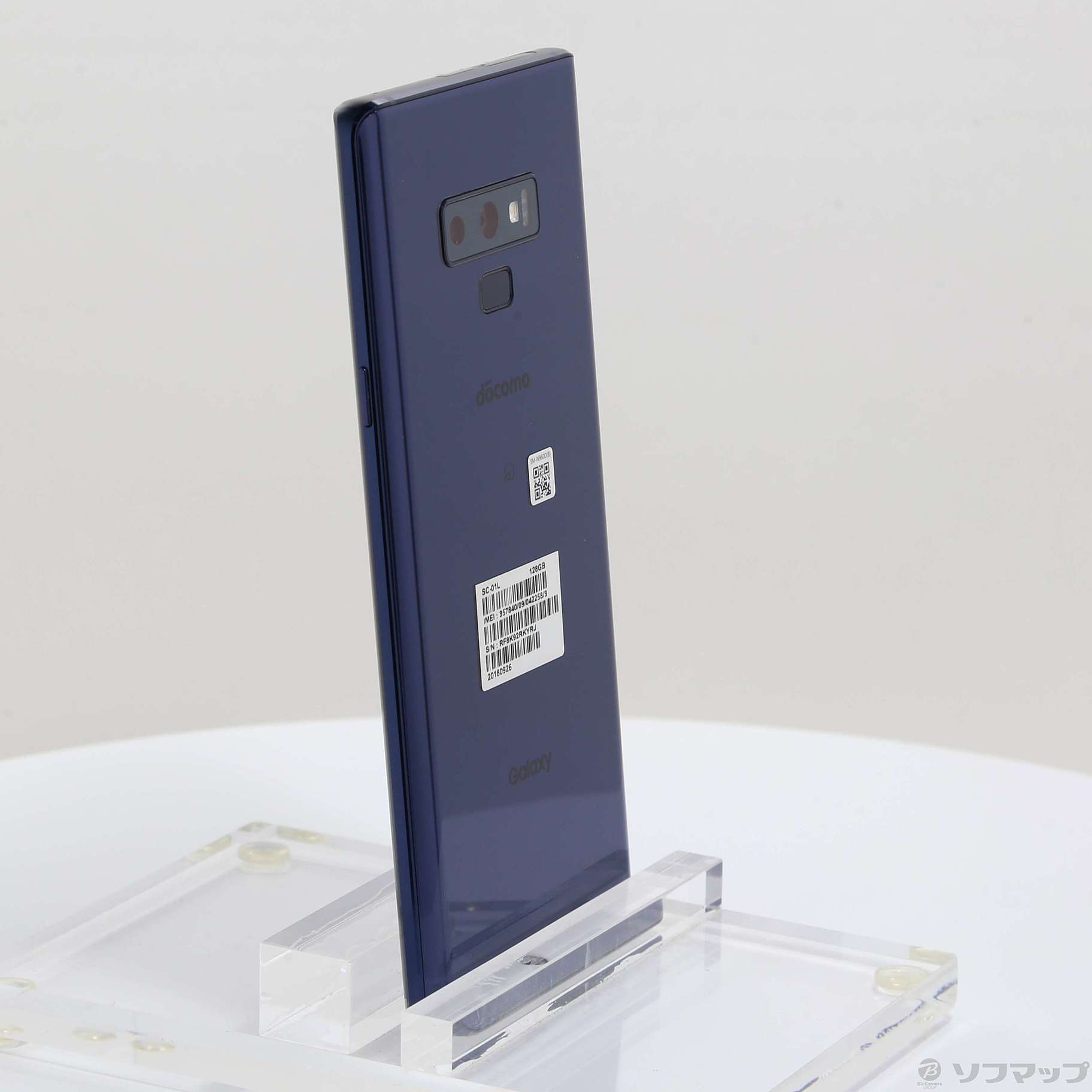 【良品】ドコモ Galaxy Note9 SC-01L ブルー SIMフリースマホ/家電/カメラ