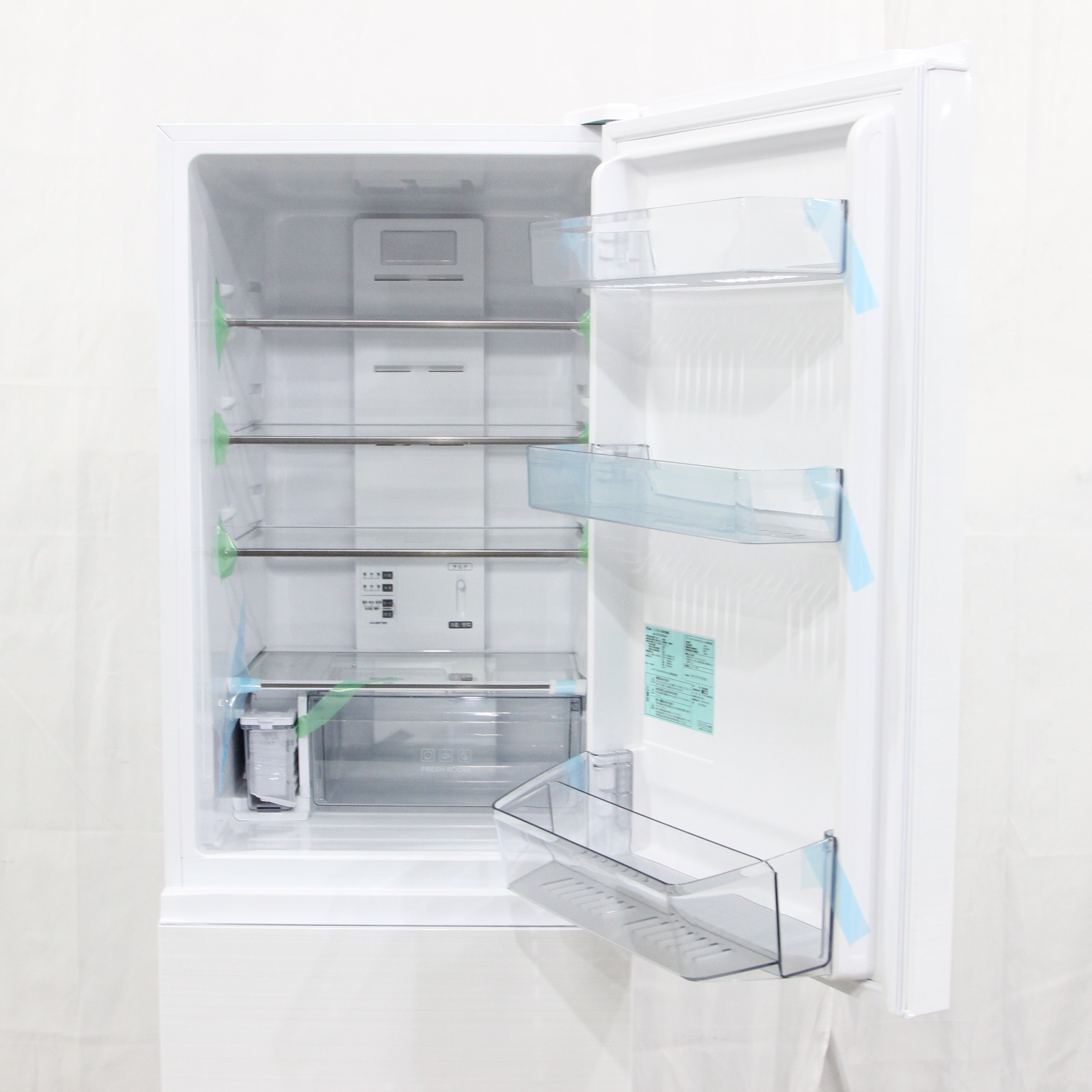 中古】〔展示品〕 冷蔵庫 SLIMORE（スリモア） リネンホワイト JR 