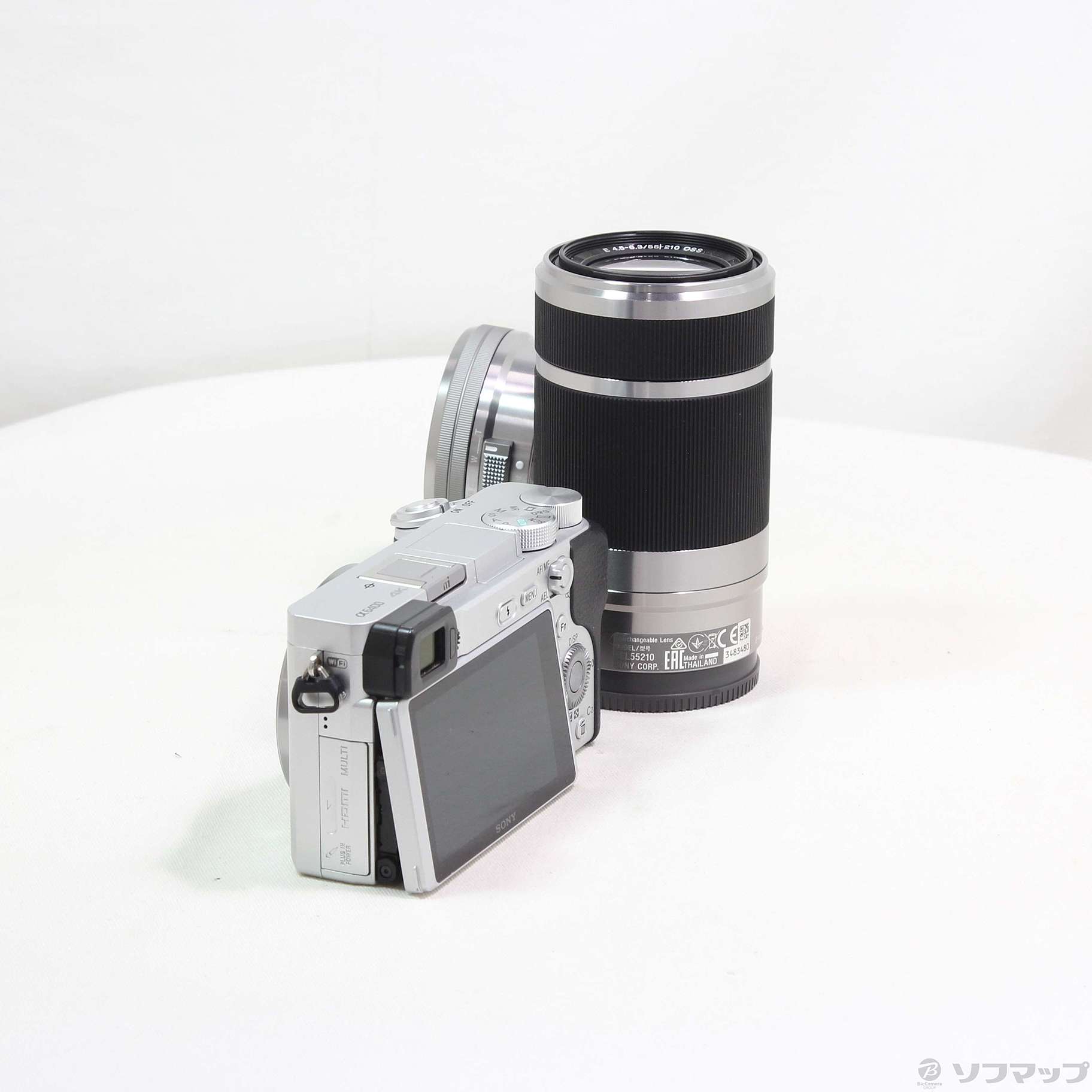 中古】α6400 ILCE-6400Y ダブルズームレンズキット シルバー