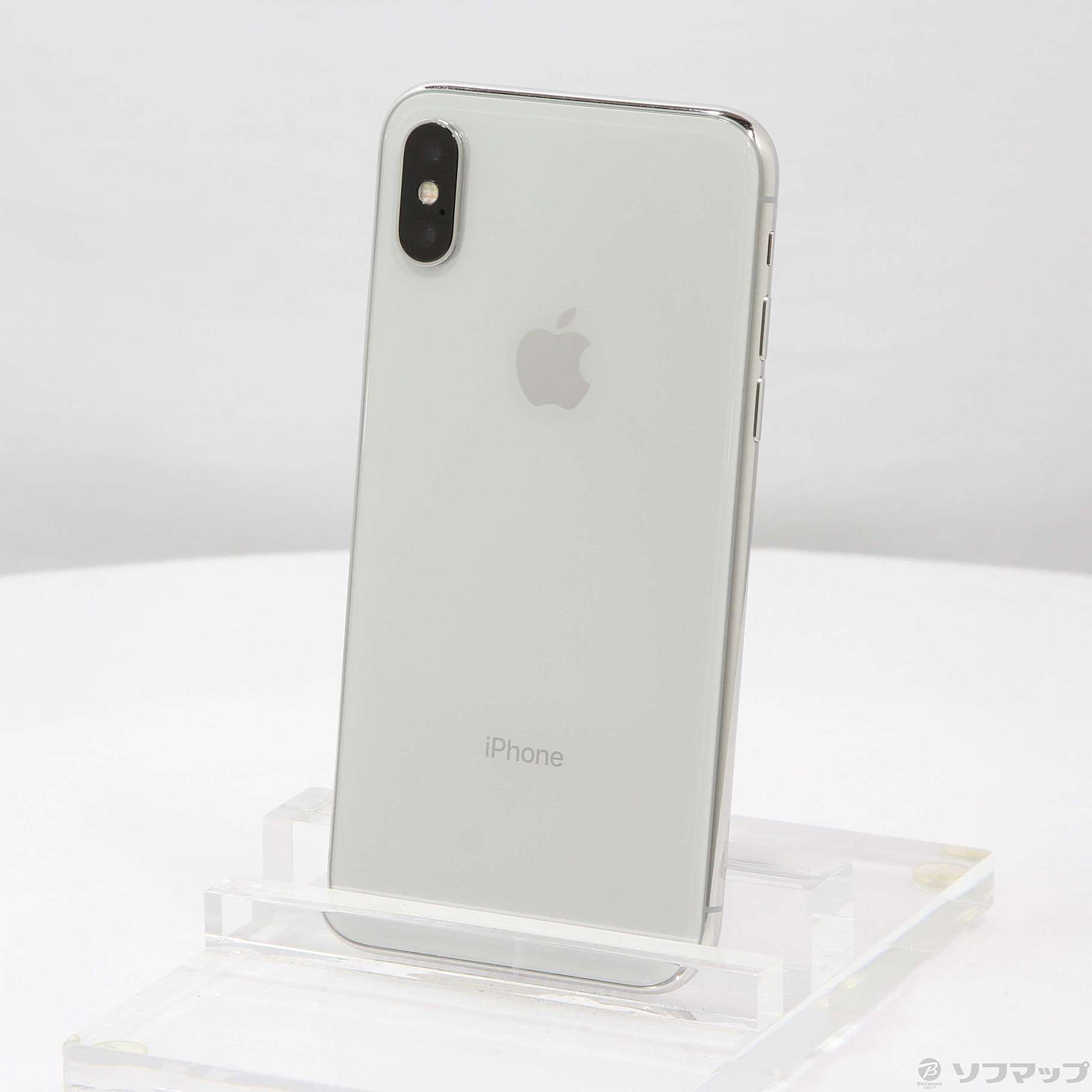 iPhoneＸ 64GB シルバー 【SIMロック解除済み】 - スマートフォン本体