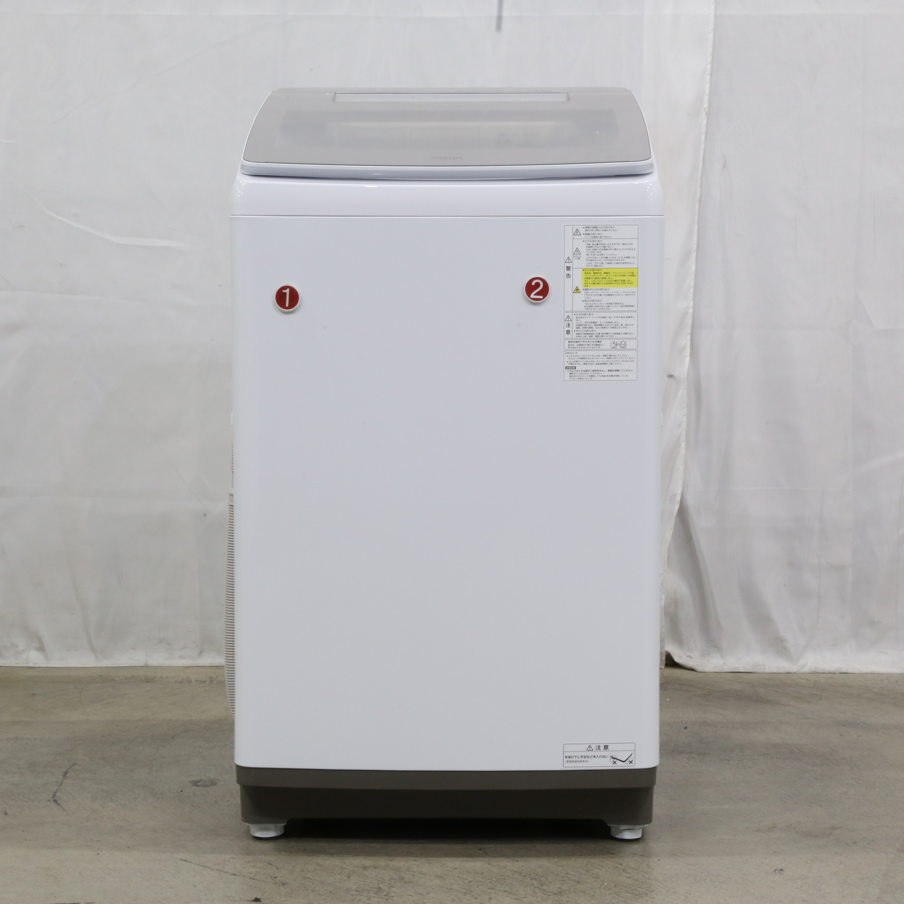 中古】〔展示品〕 縦型洗濯乾燥機 ホワイト AQW-TW10N-W ［洗濯10.0kg 