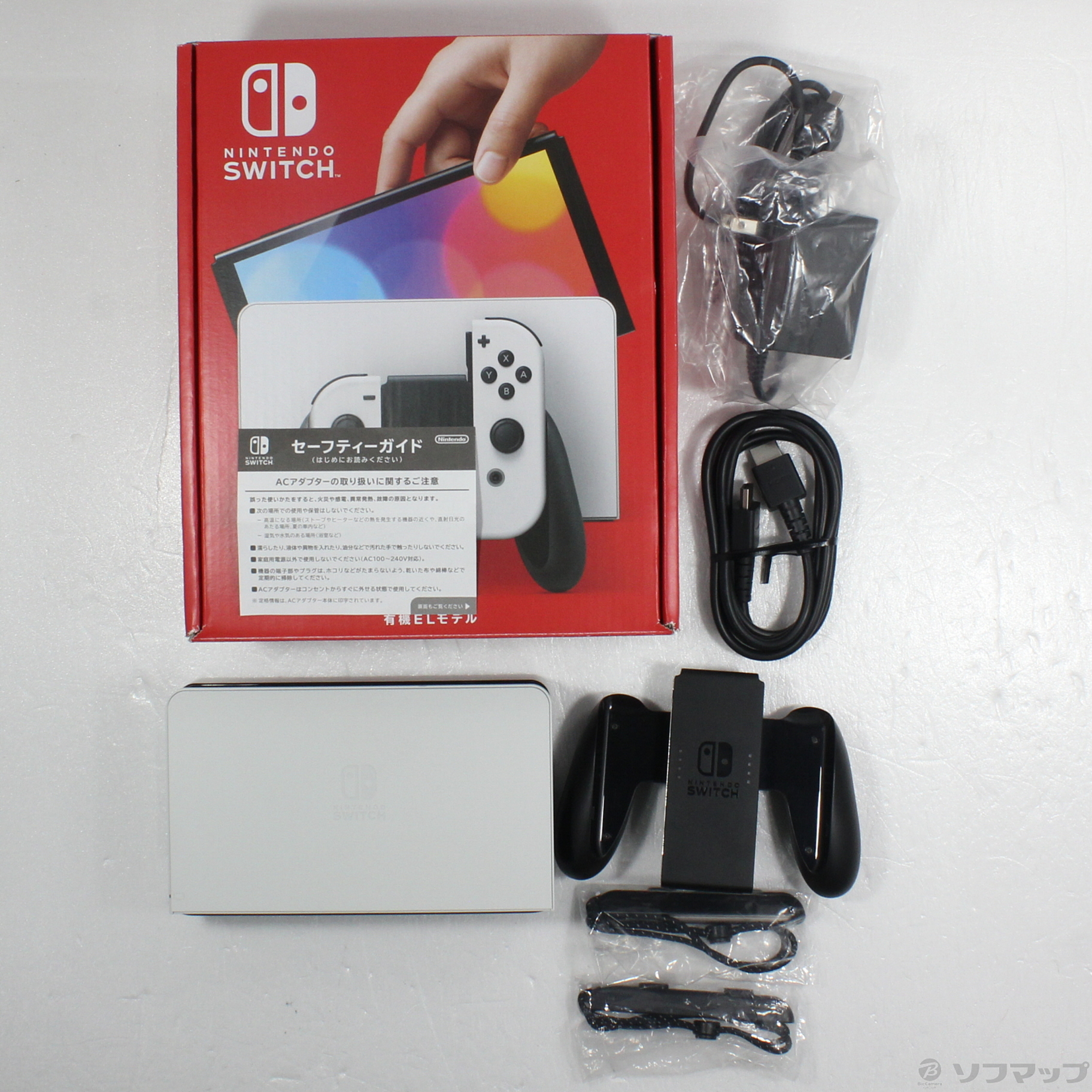 中古】Nintendo Switch 有機ELモデル Joy-Con(L)／(R) ホワイト ...