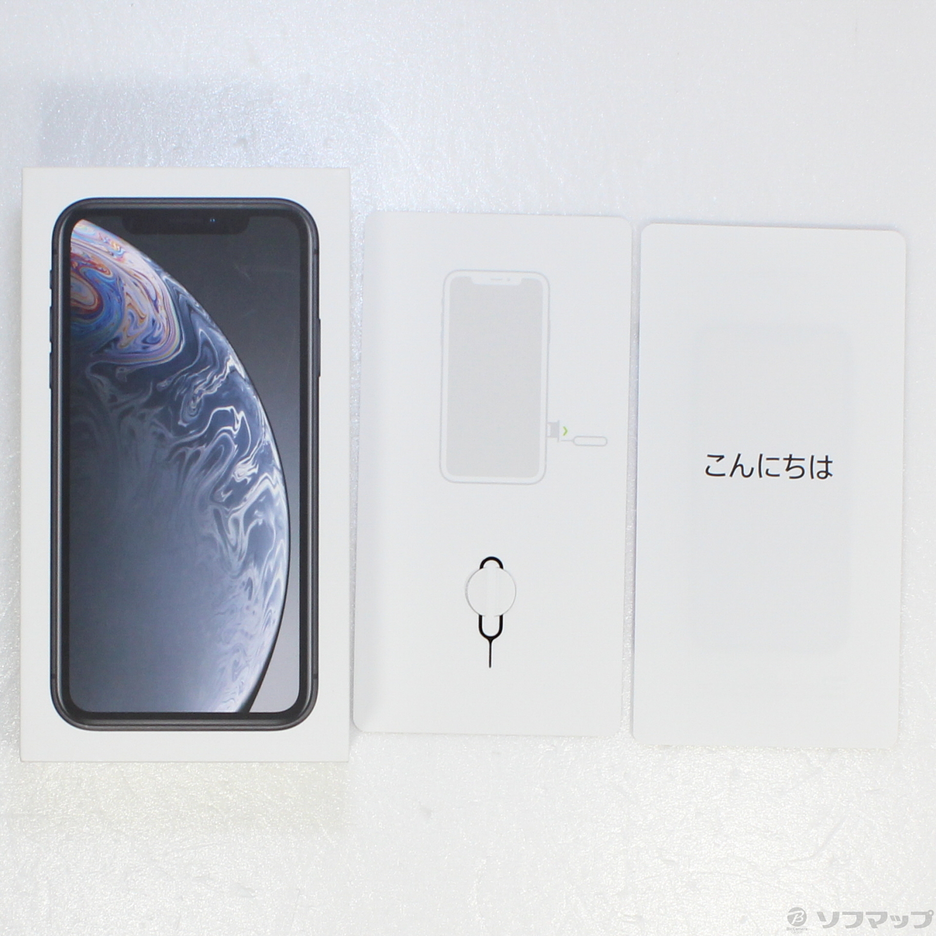 中古】iPhoneXR 256GB ブラック MT0V2J／A SIMフリー [2133050182353