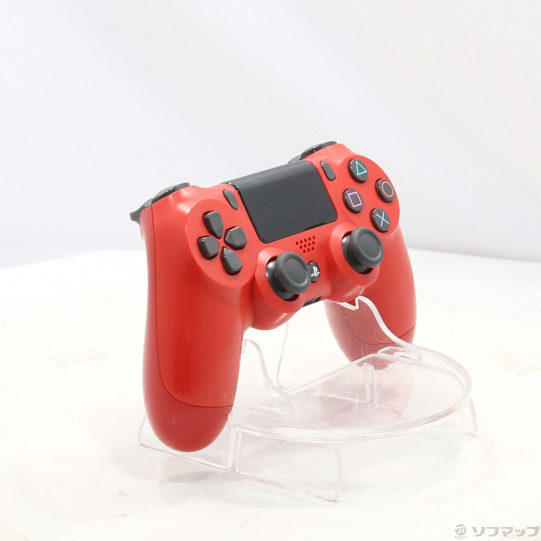 中古】ワイヤレスコントローラー DUALSHOCK4 CUH-ZCT2J1 マグマ