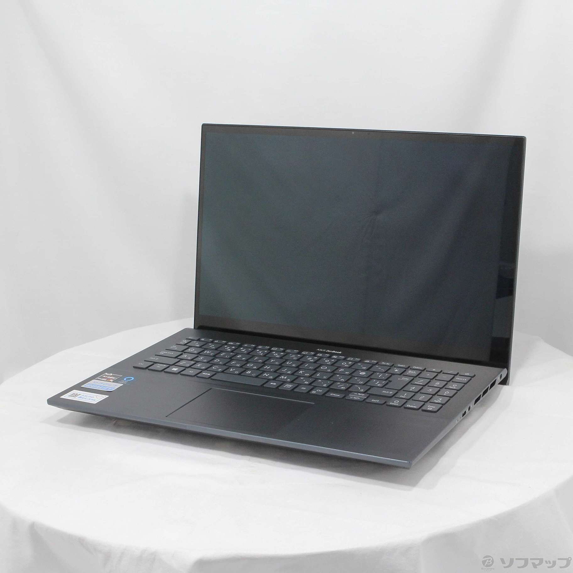 中古】Zenbook Pro 15 OLED UM535QA UM535QA-KY212WS パイングレー