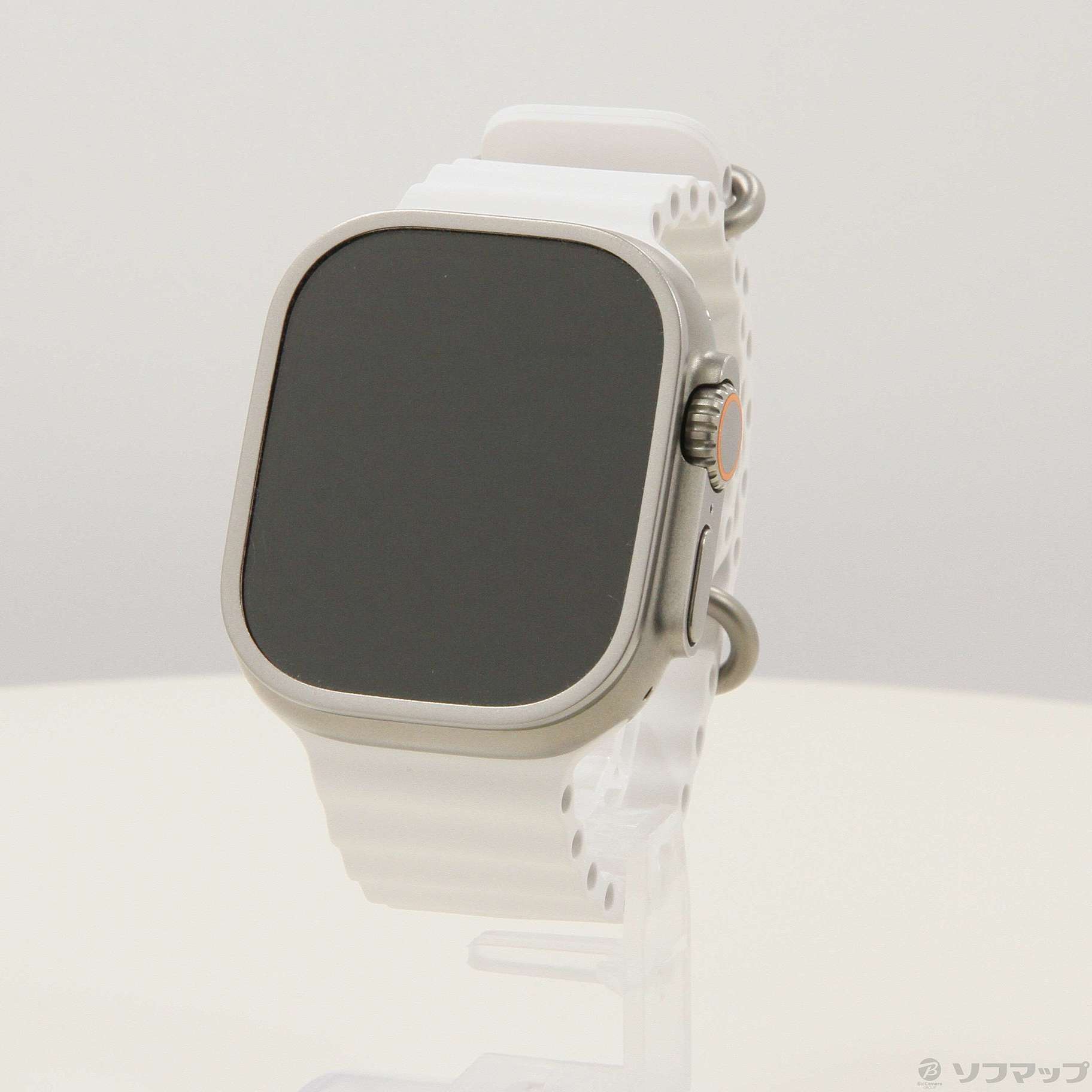 Apple Watch Ultra GPS + Cellular 49mm チタニウムケース ホワイトオーシャンバンド