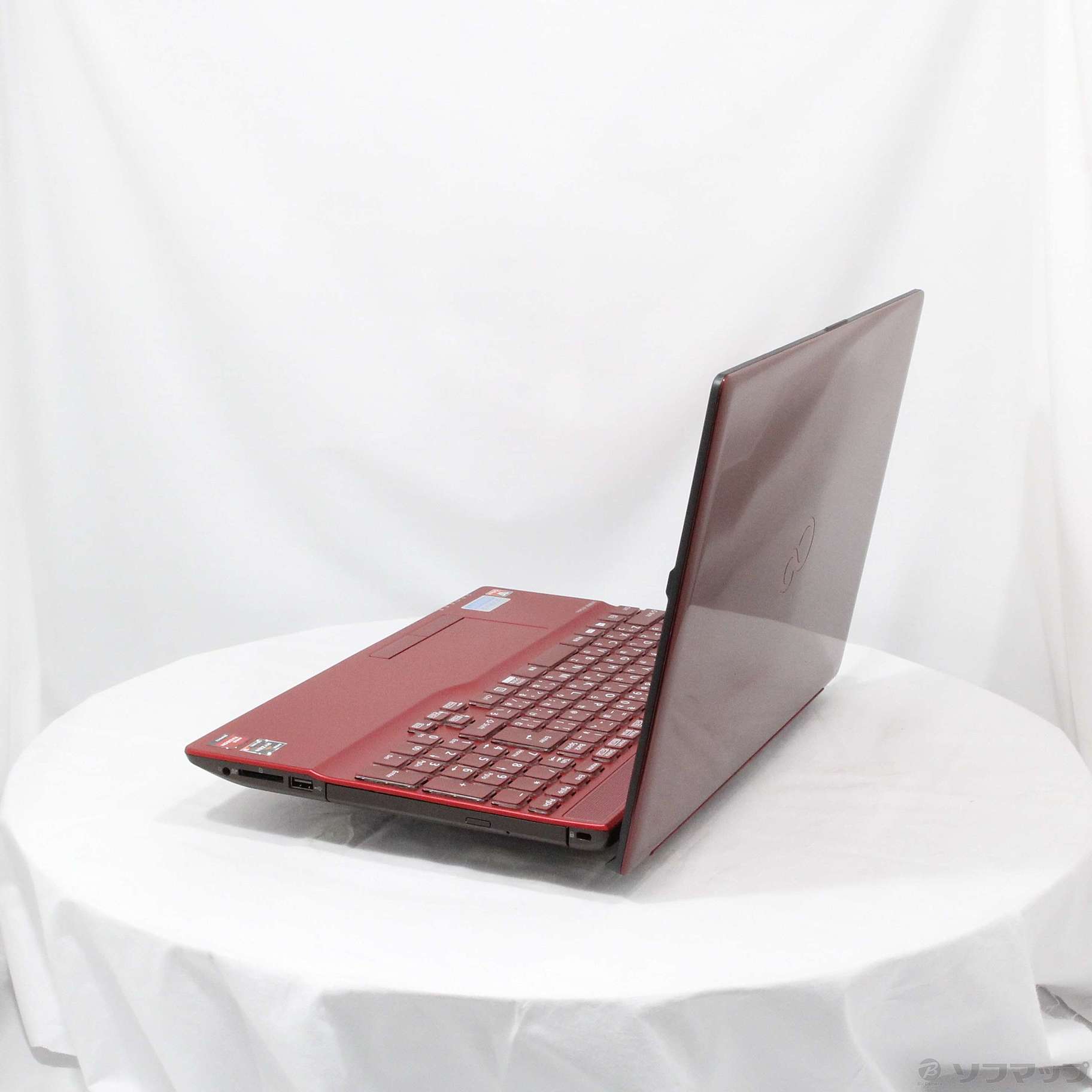 中古】LIFEBOOK AH43／F1 FMVA43F1R ガーネットレッド 〔Windows 10