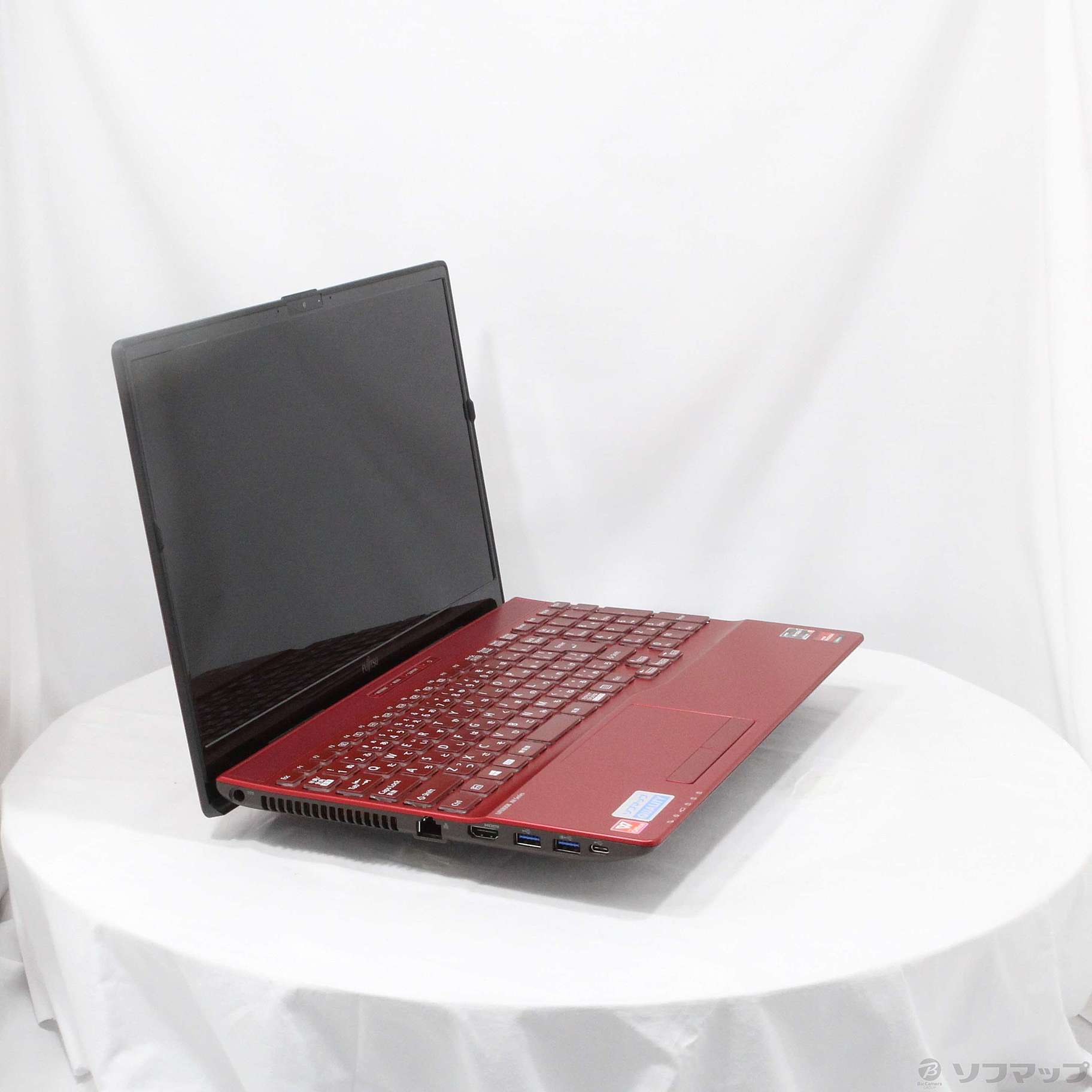 中古】LIFEBOOK AH43／F1 FMVA43F1R ガーネットレッド 〔Windows 10