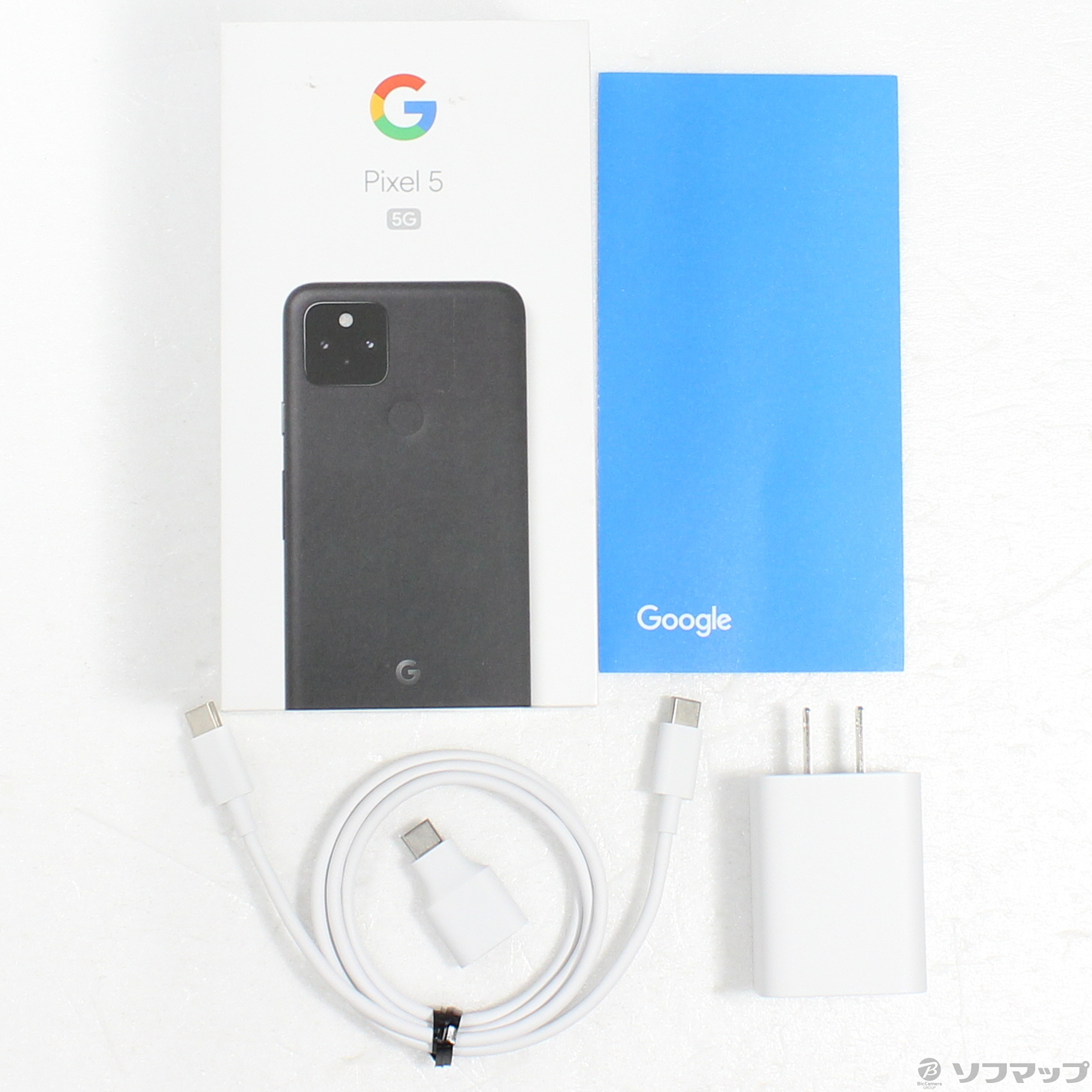 中古】Google Pixel 5 128GB ジャストブラック GA01316-JP SIMフリー 