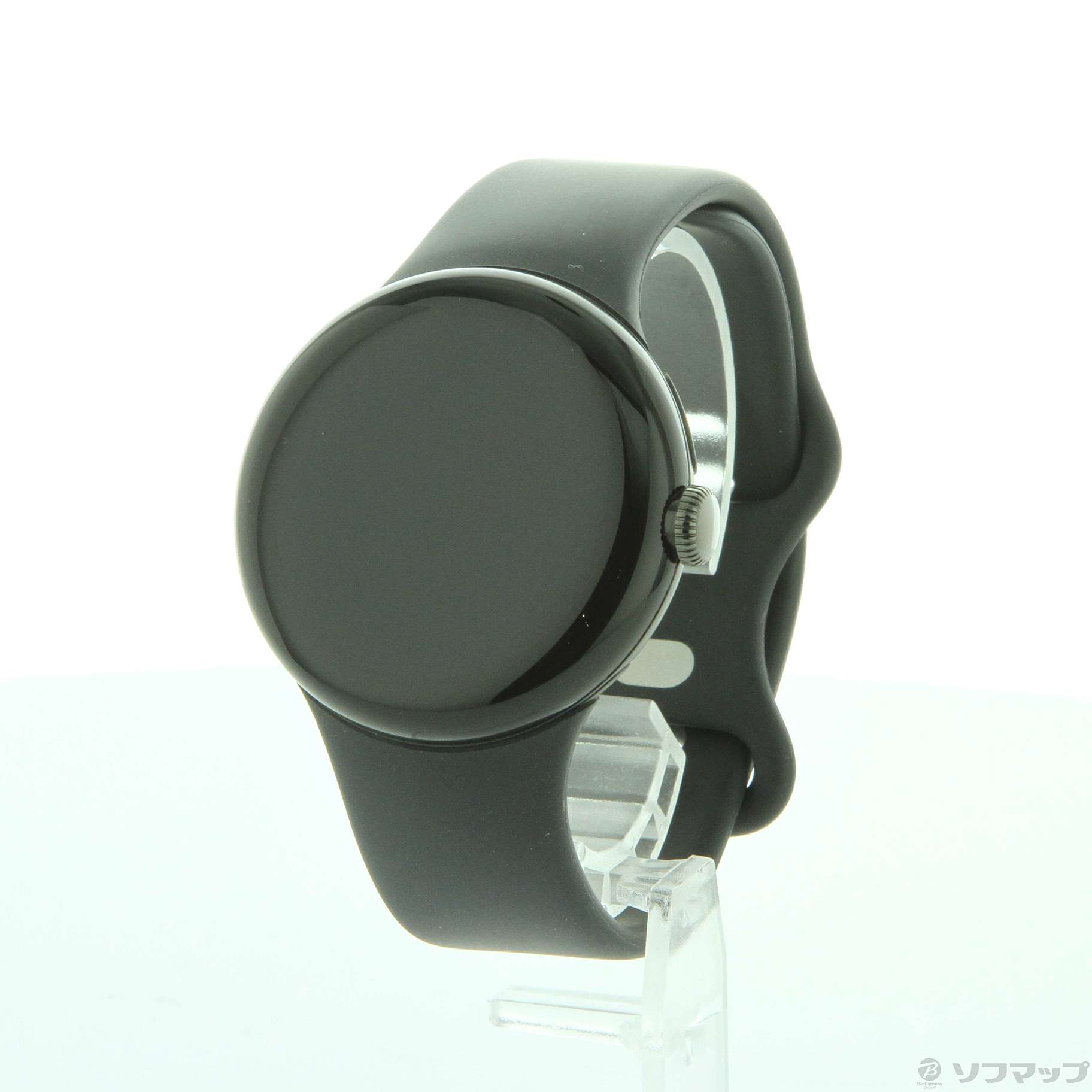 中古】Google Pixel Watch Matte Black ステンレス ケース／Obsidian