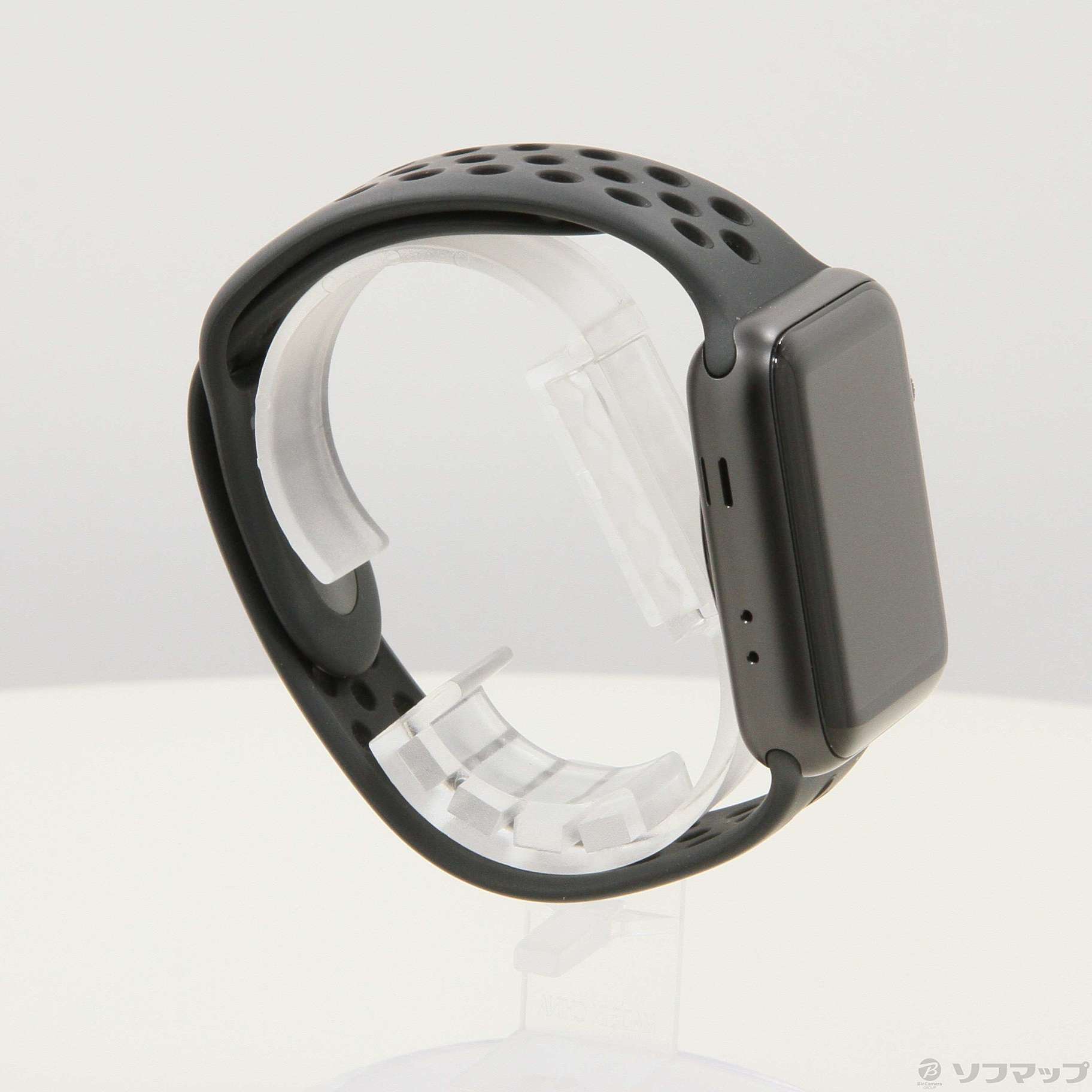 〔中古品〕 Apple Watch Series 3 Nike+ GPS 42mm スペースグレイアルミニウムケース  アンスラサイト／ブラックNikeスポーツバンド