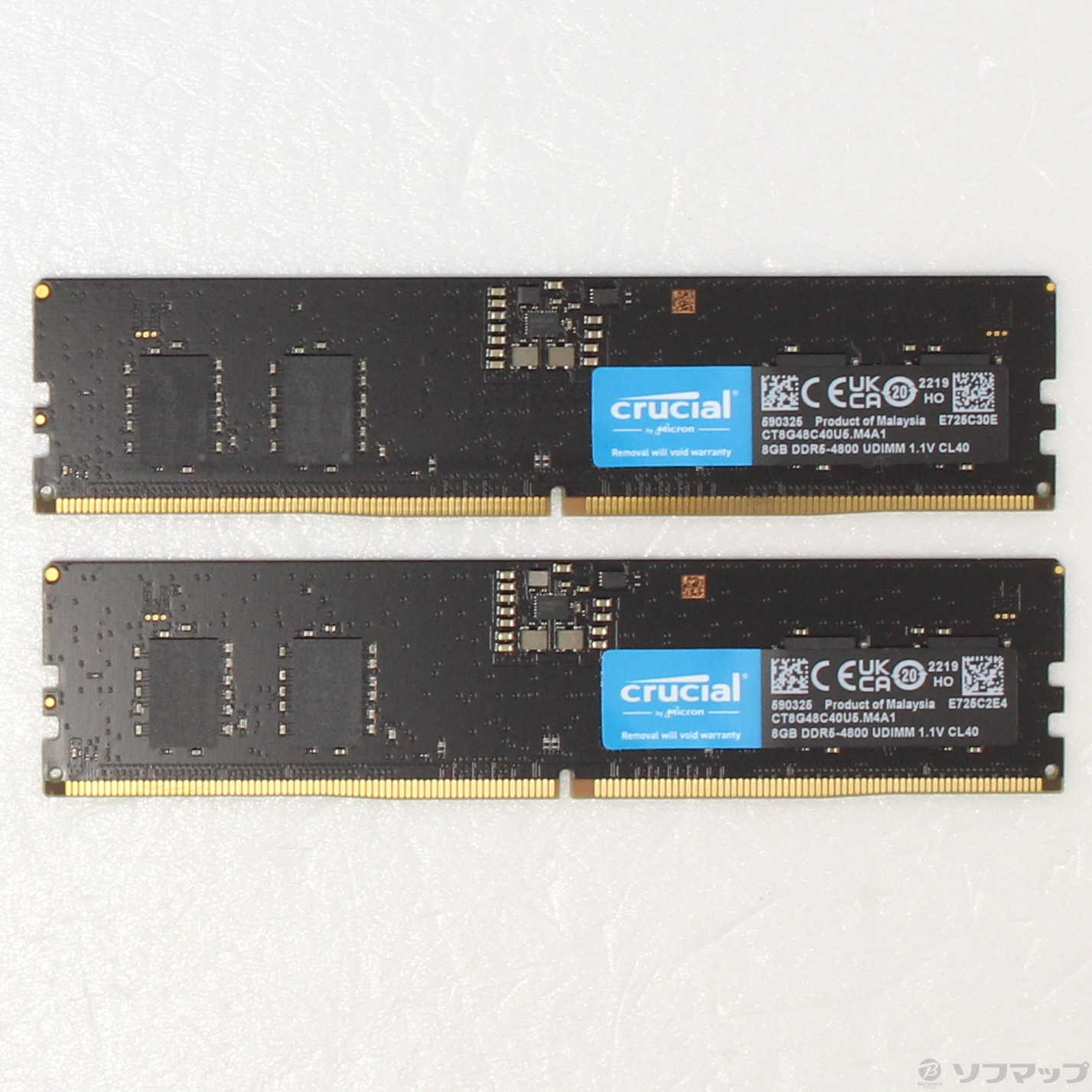 Crucial DDR5 4800 8GB 2枚