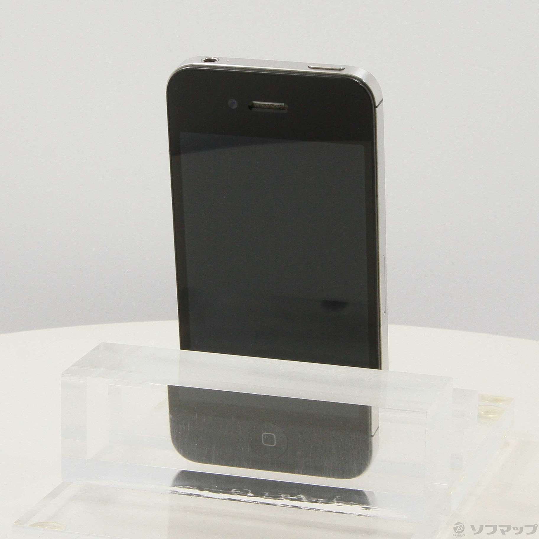 中古】iPhone 4S 16GB ブラック MD236J／A au [2133050221236