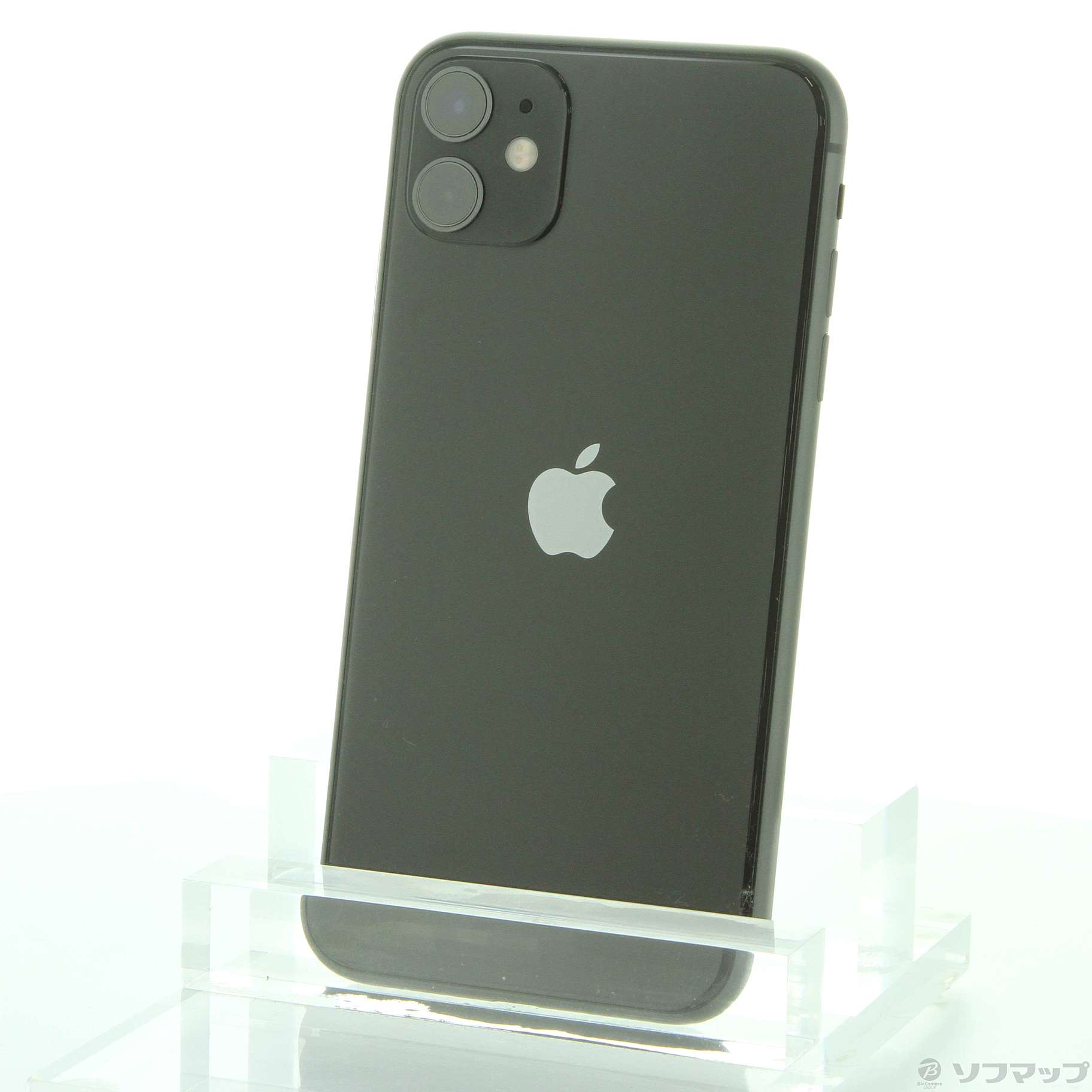 中古】iPhone11 64GB ブラック MWLT2J／A SIMフリー [2133050243351