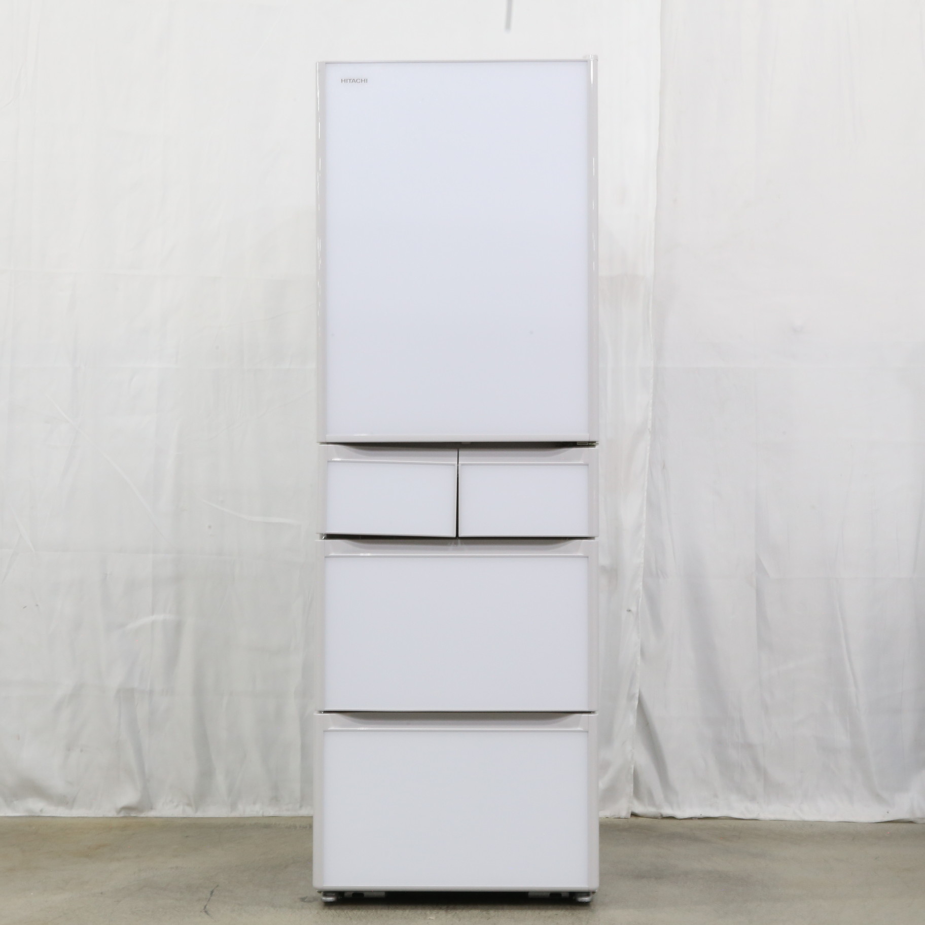 日立 HITACHI 冷蔵庫 R-S40S XW 5ドア 幅60 401L