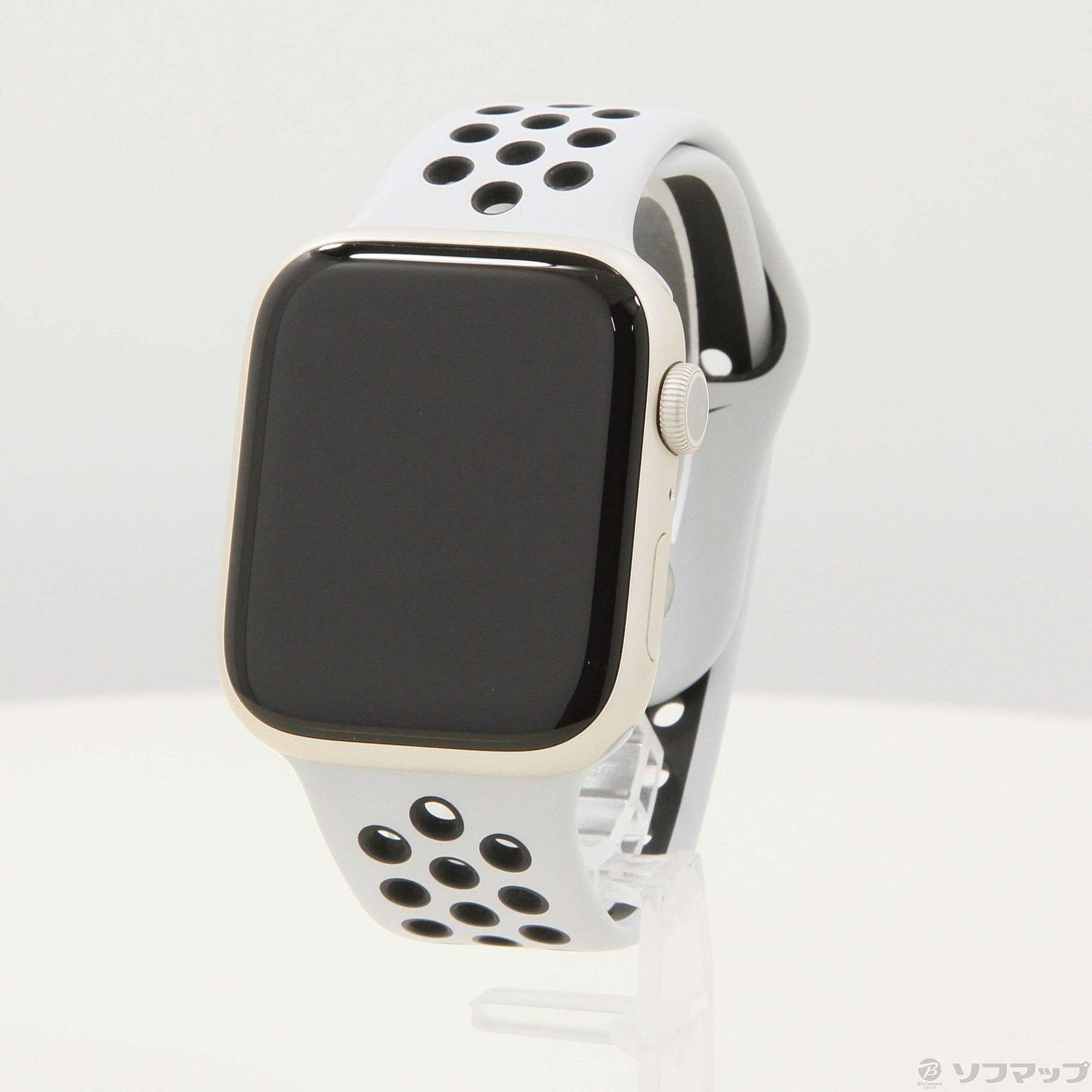 中古】Apple Watch Series 7 Nike GPS 45mm スターライトアルミニウム