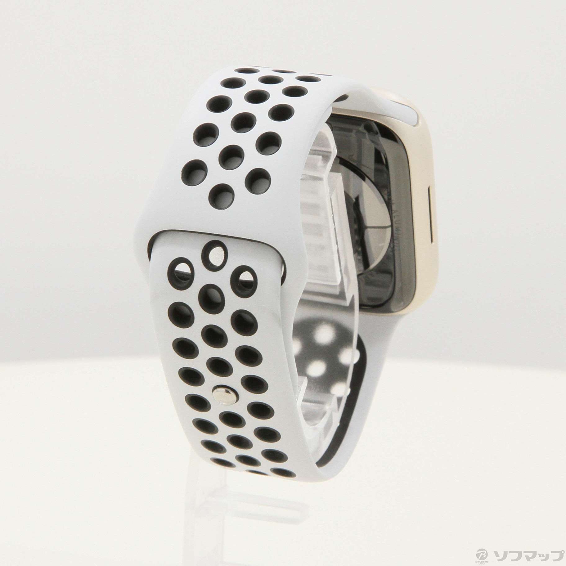 中古】Apple Watch Series 7 Nike GPS 45mm スターライトアルミニウム