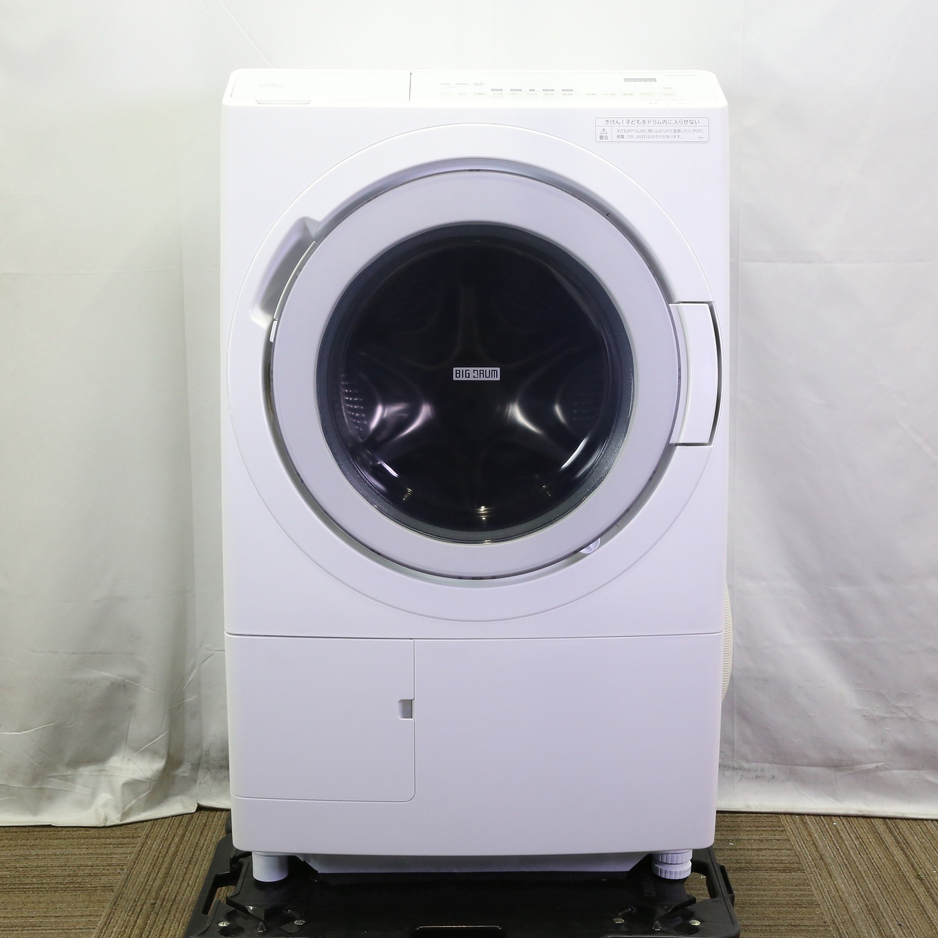 中古】〔中古品〕 ドラム式洗濯乾燥機 ホワイト BD-SX120HR-W ［洗濯