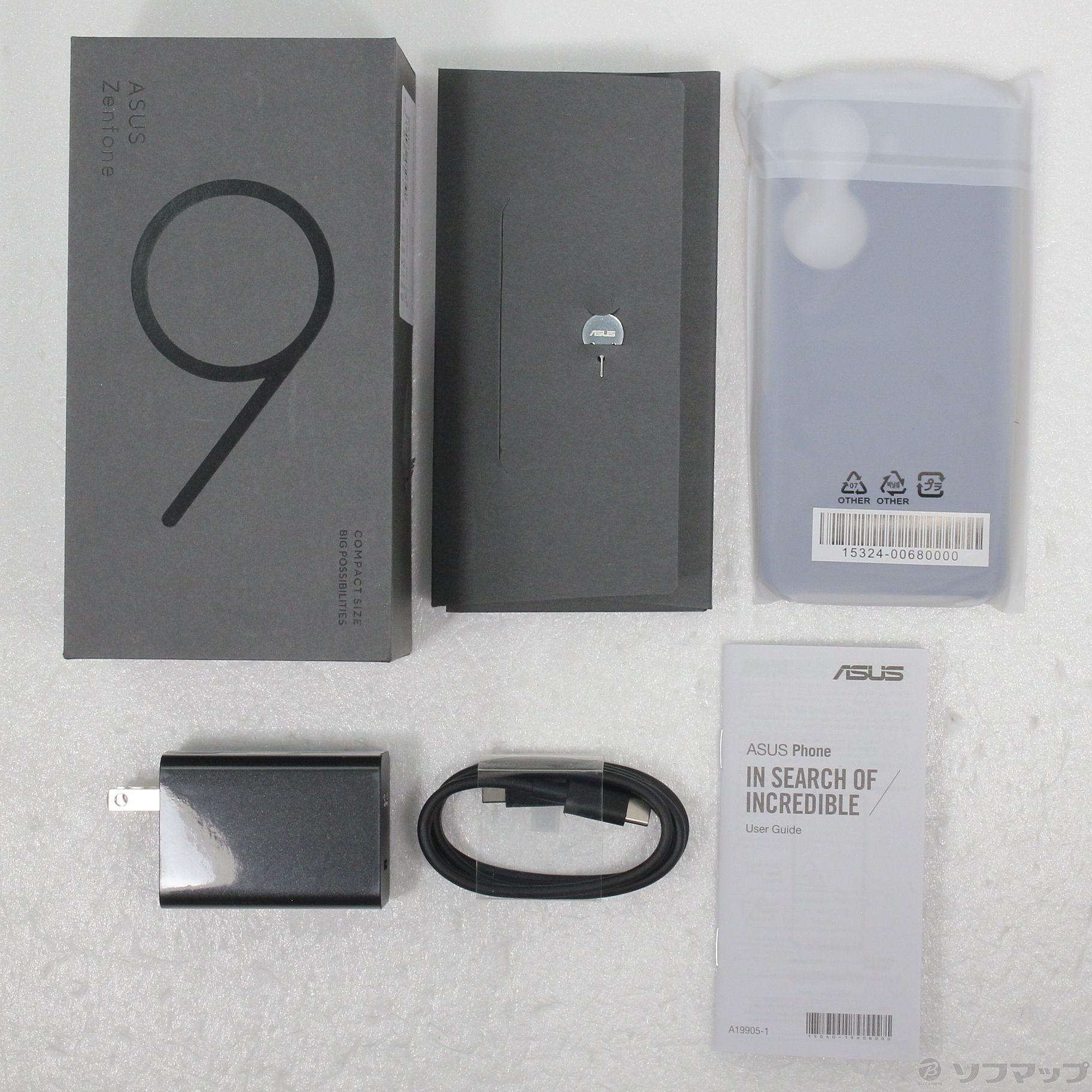 中古】Zenfone 9 128GB サンセットレッド ZF9-RD8S128 SIMフリー