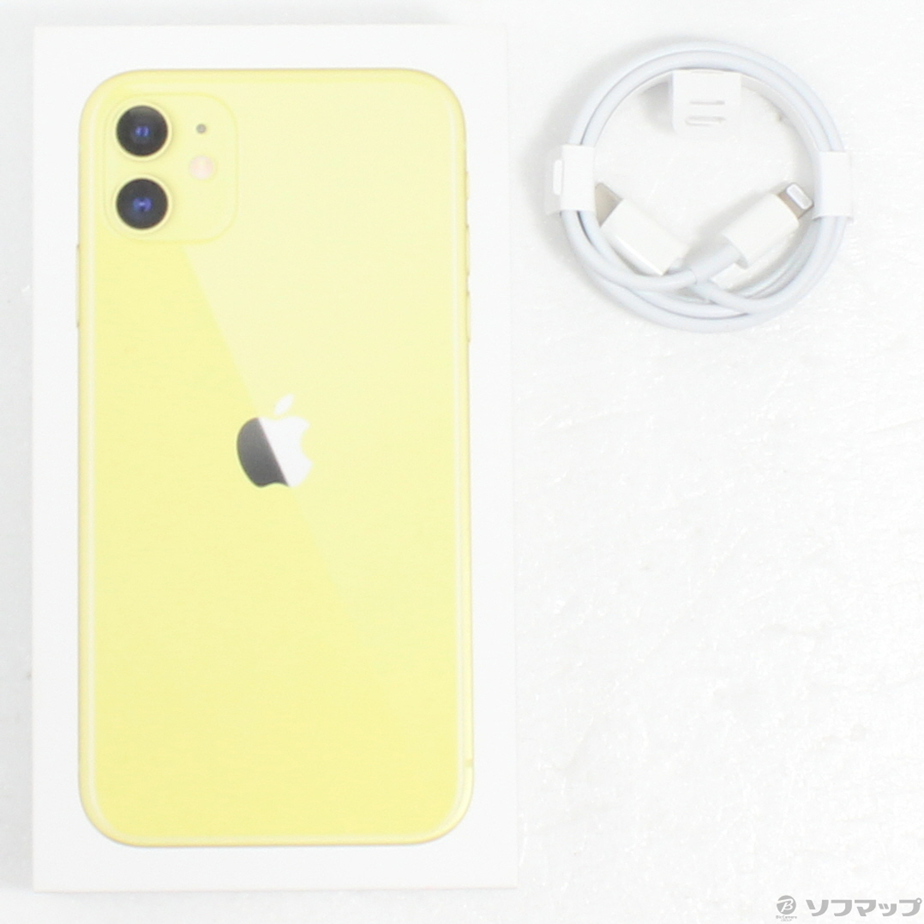 中古】iPhone11 128GB イエロー MHDL3J／A SIMフリー [2133050281025