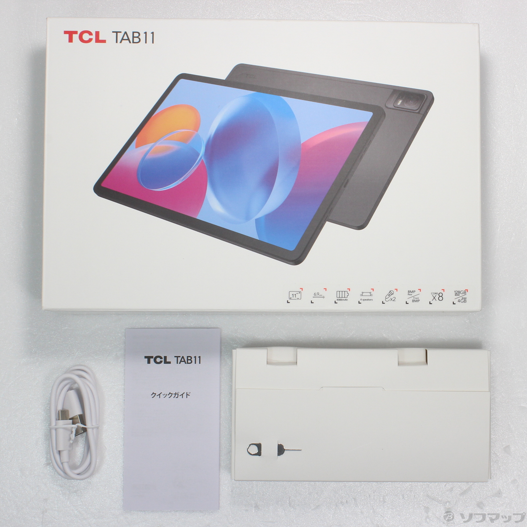 中古】TCL TAB 11 128GB ダークグレー 9466X3 Wi-Fi [2133050281773