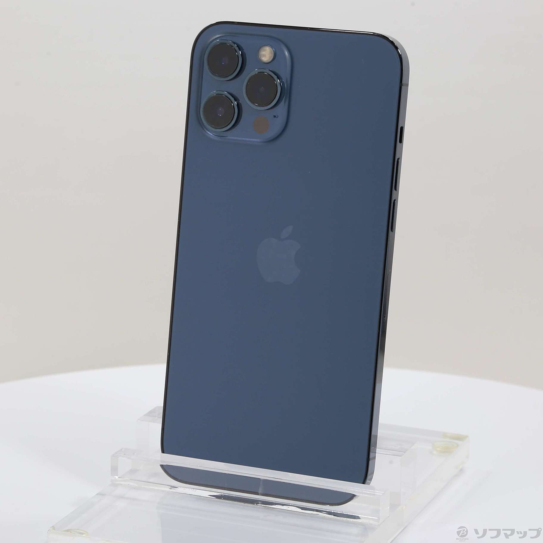 中古】iPhone12 Pro Max 128GB パシフィックブルー MGCX3J／A SIM