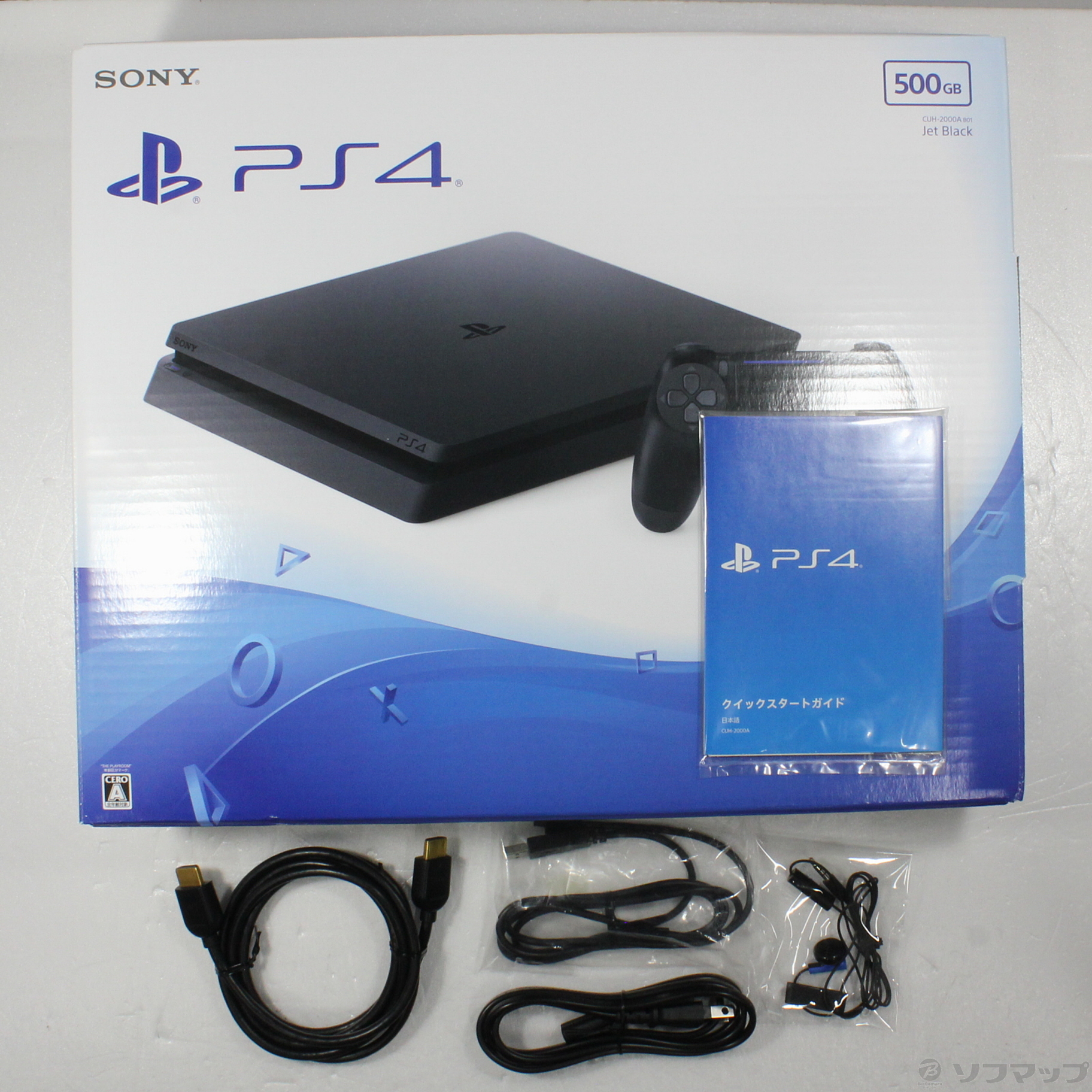 ＰｌａｙＳｔａｔｉｏｎ４ スリム ５００ＧＢ ジェット・ブラック