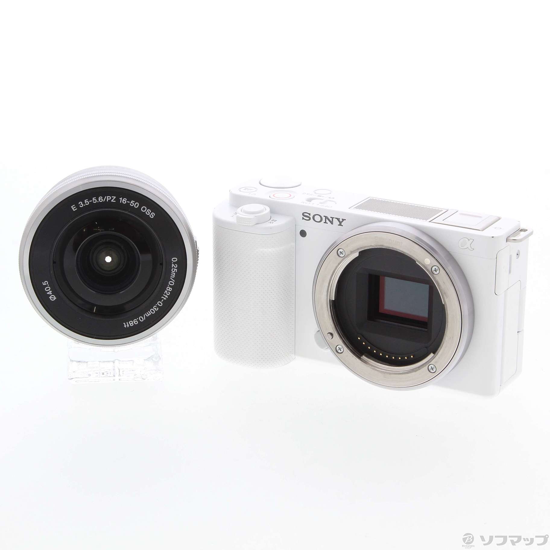 中古】VLOGCAM ZV-E10L パワーズームレンズキット ホワイト