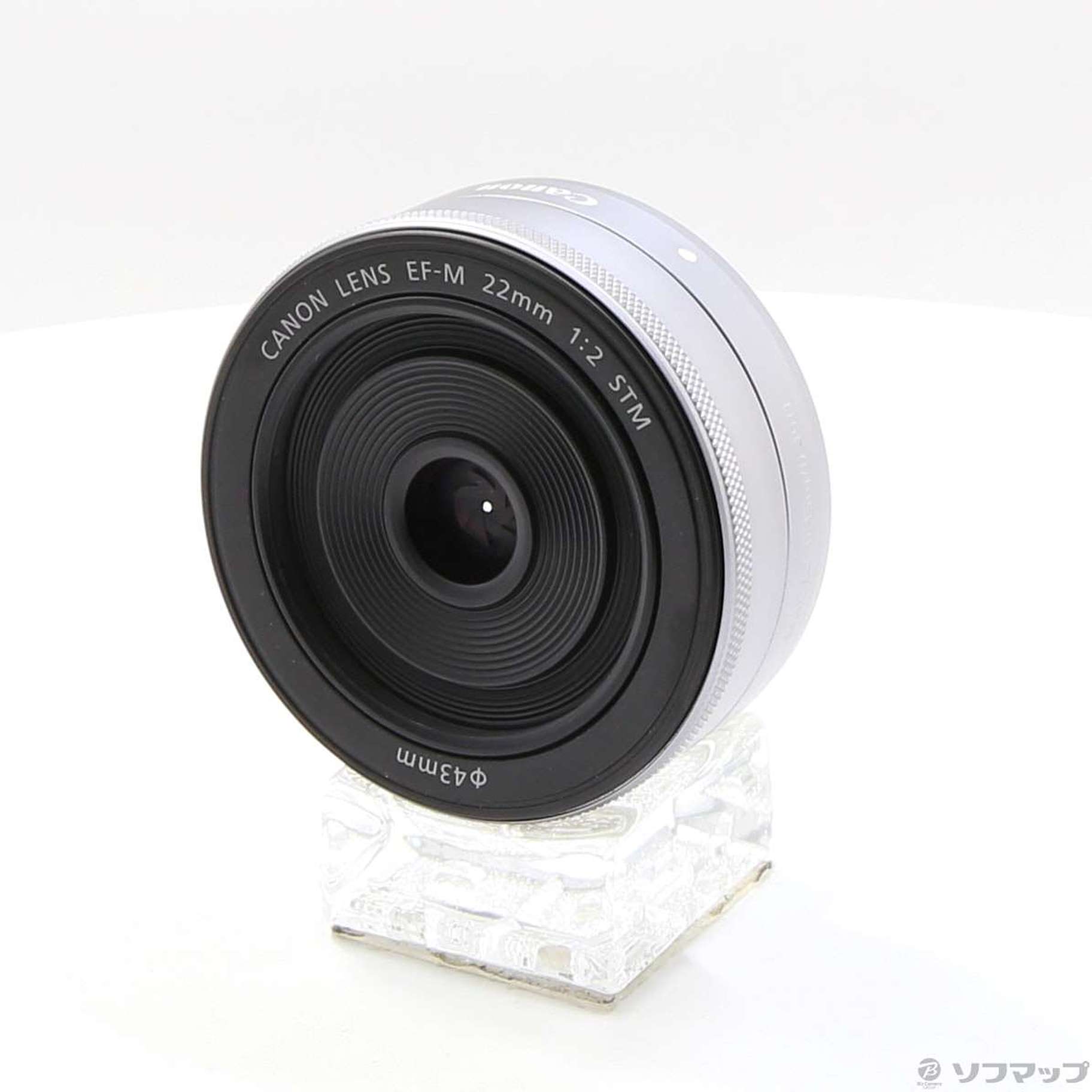 中古】EF-M 22mm F2 STM シルバー (レンズ)(CANON Mマウント