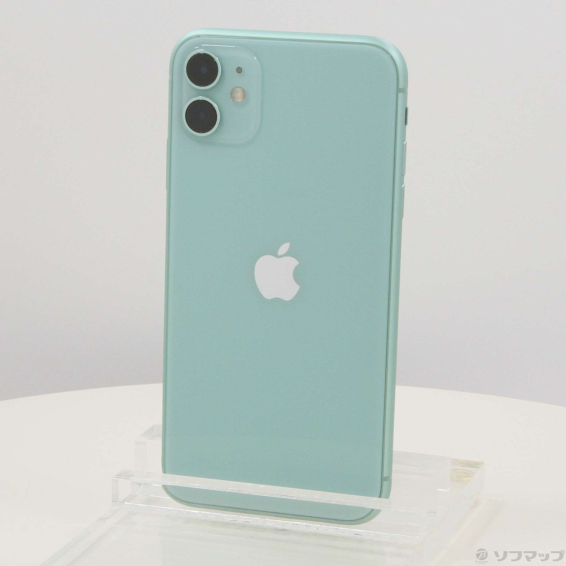 中古】iPhone11 128GB グリーン NWM62J／A SIMフリー [2133050296630