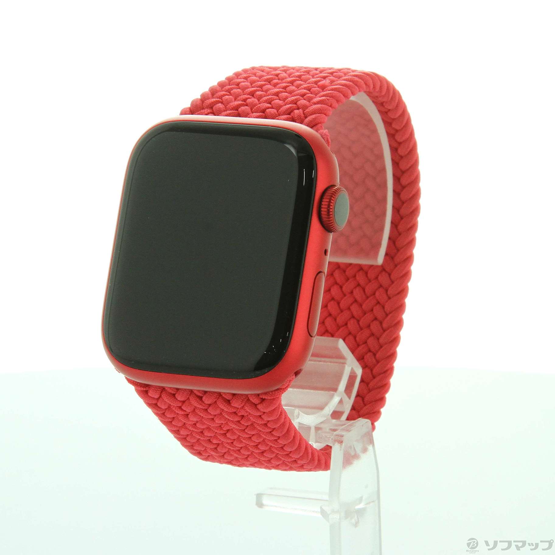 Apple Watch Series 8 GPS + Cellular 45mm (PRODUCT)REDアルミニウムケース  レッドブレイデッドソロループ