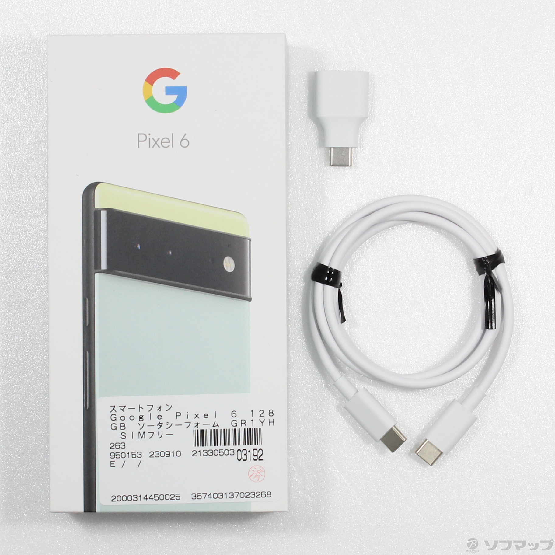 中古】Google Pixel 6 128GB ソータシーフォーム GR1YH SIMフリー