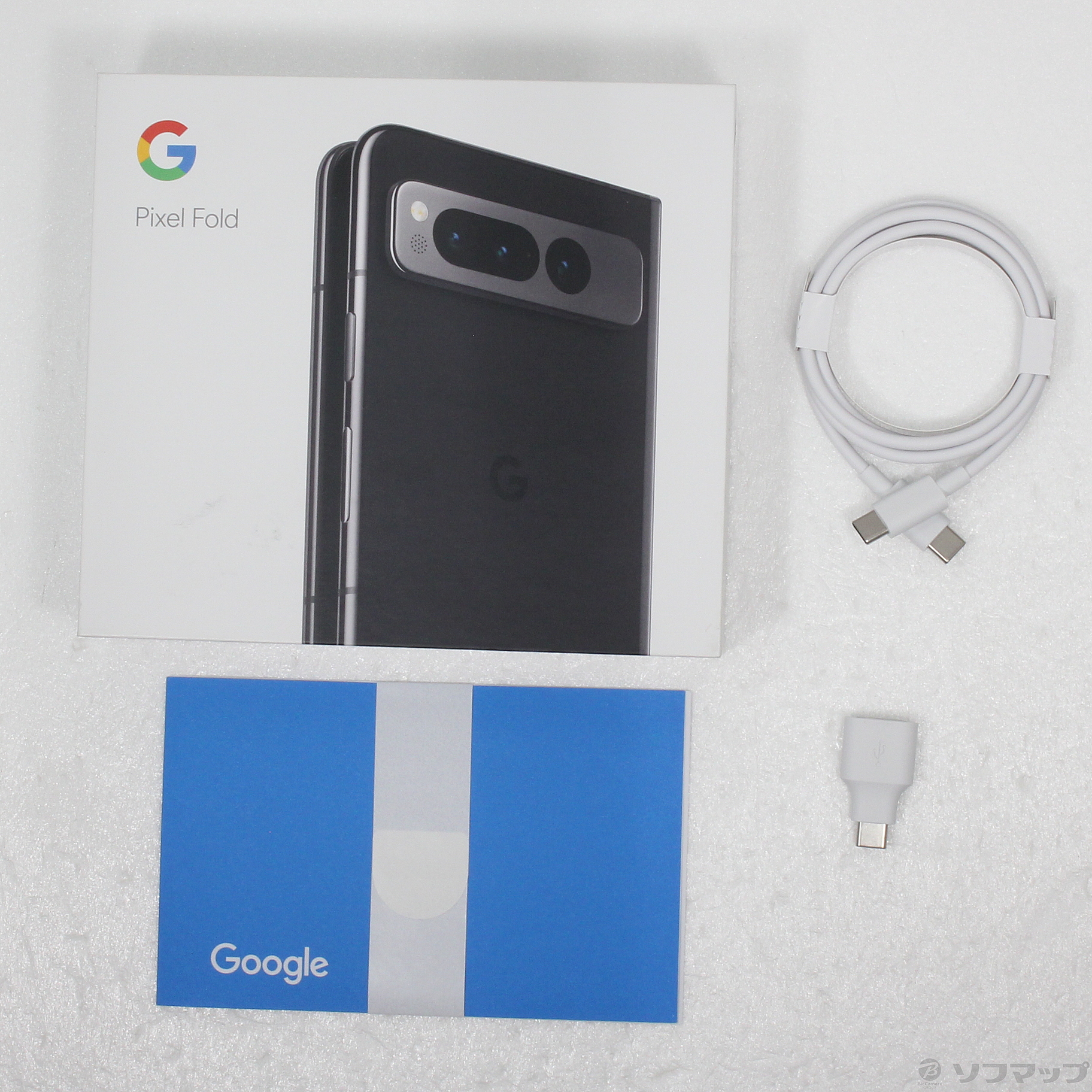 中古】Google Pixel Fold 256GB オブシディアン GA04101JP SIMフリー