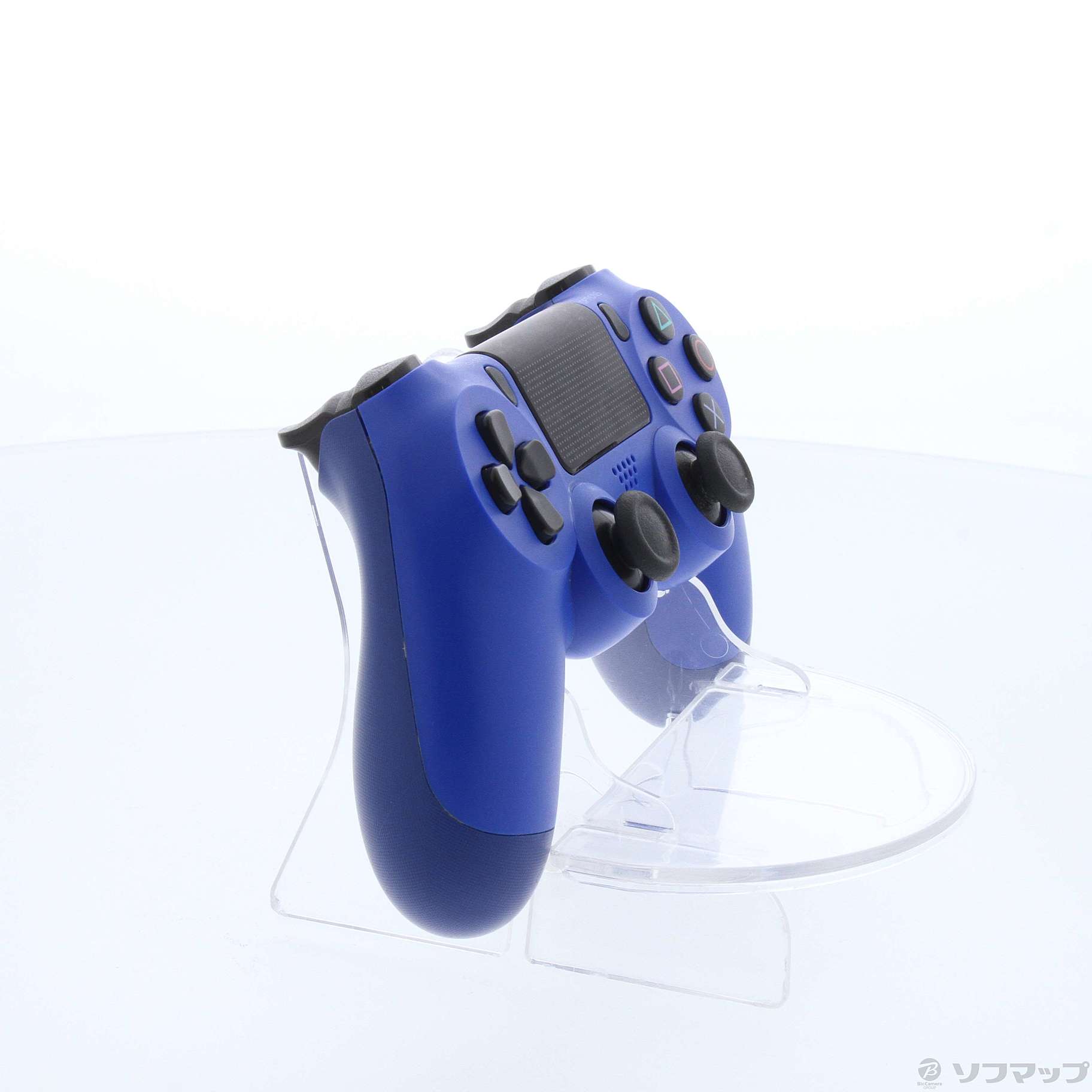 中古】ワイヤレスコントローラー DUALSHOCK4 ウェイブ・ブルー 【PS4