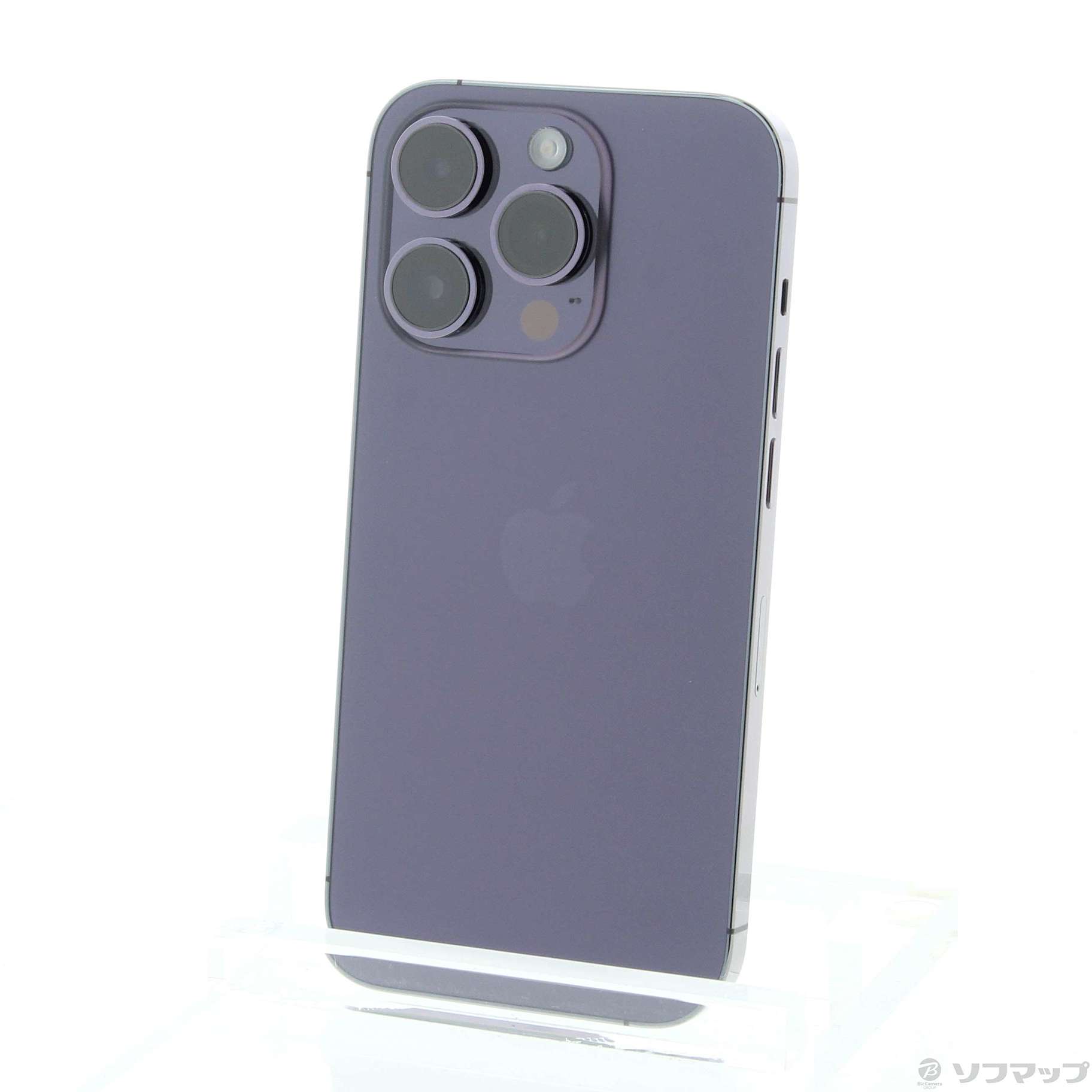 (中古)Apple iPhone14 Pro 128GB ディープパープル MQ0F3J/A SIMフリー(258-ud)