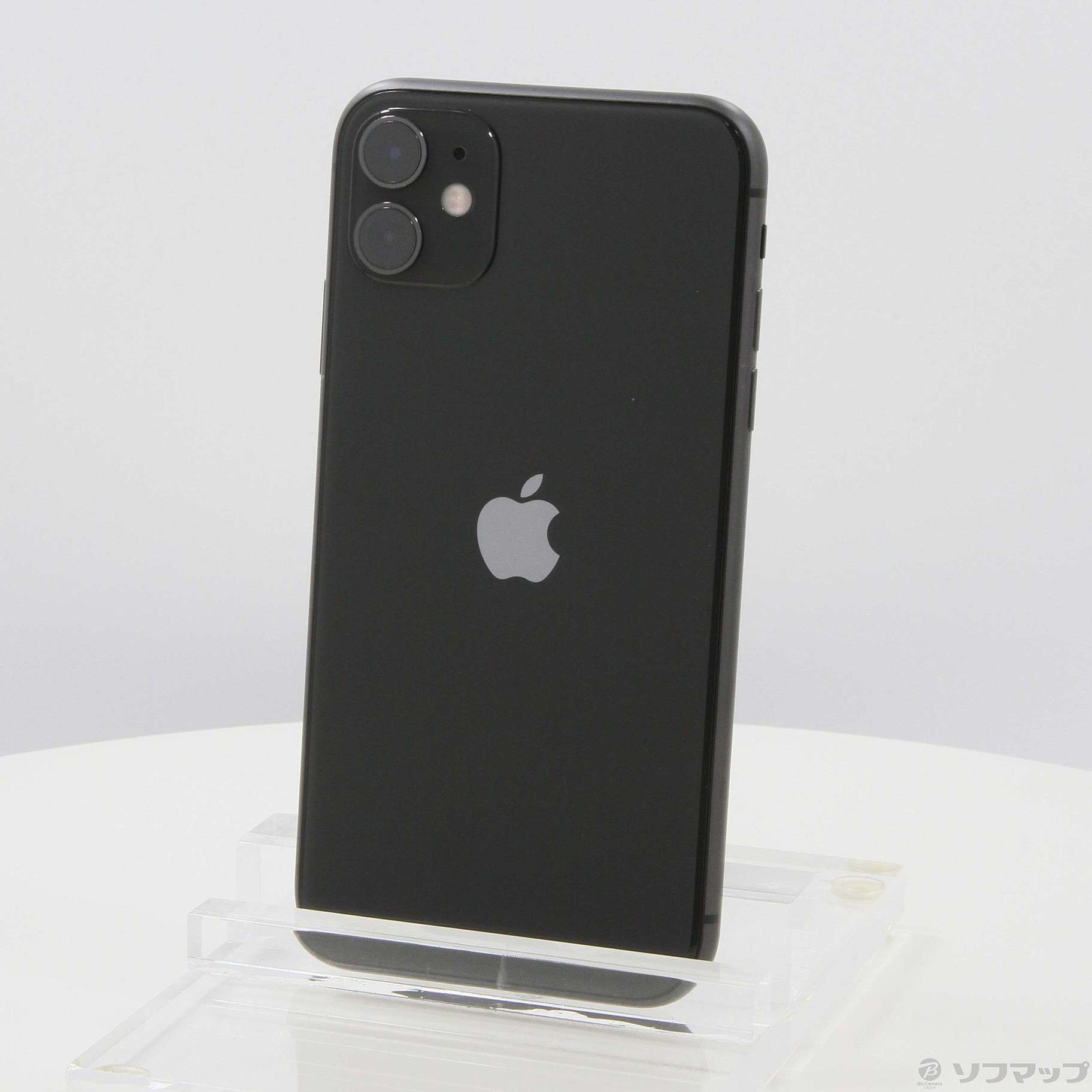 中古】iPhone11 64GB ブラック MWLT2J／A SIMフリー [2133050312842