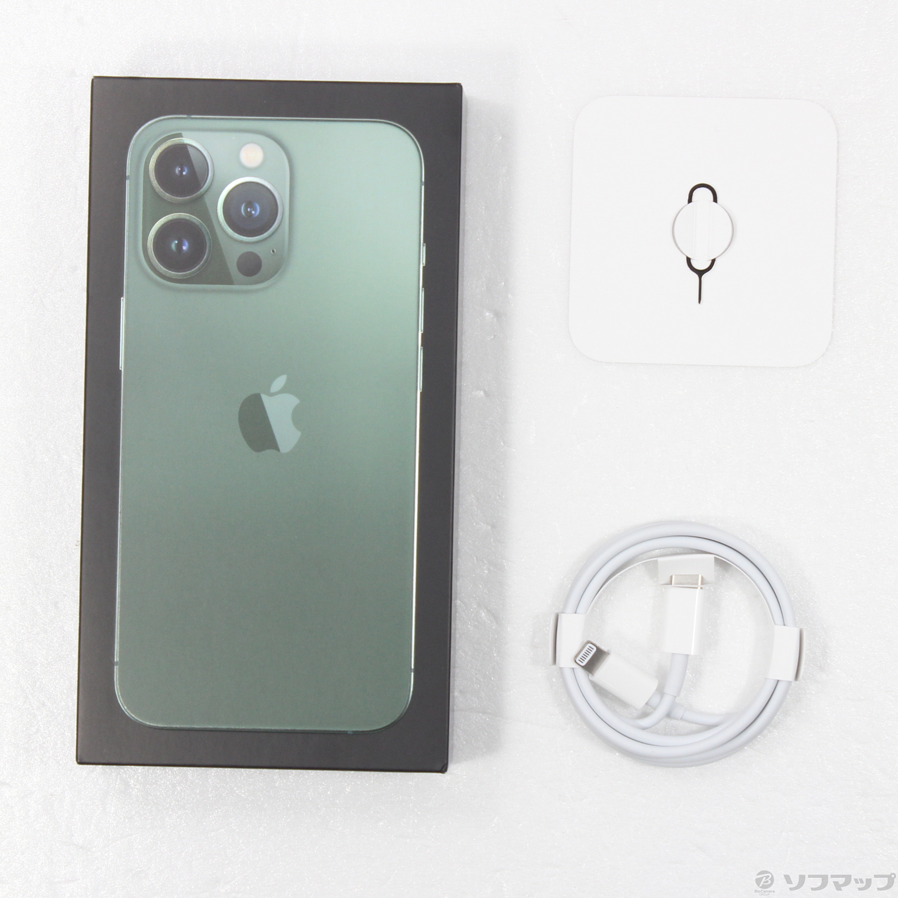 中古】iPhone13 Pro 128GB アルパイングリーン MNDX3J／A SIMフリー [2133050320281] -  リコレ！|ビックカメラグループ ソフマップの中古通販サイト