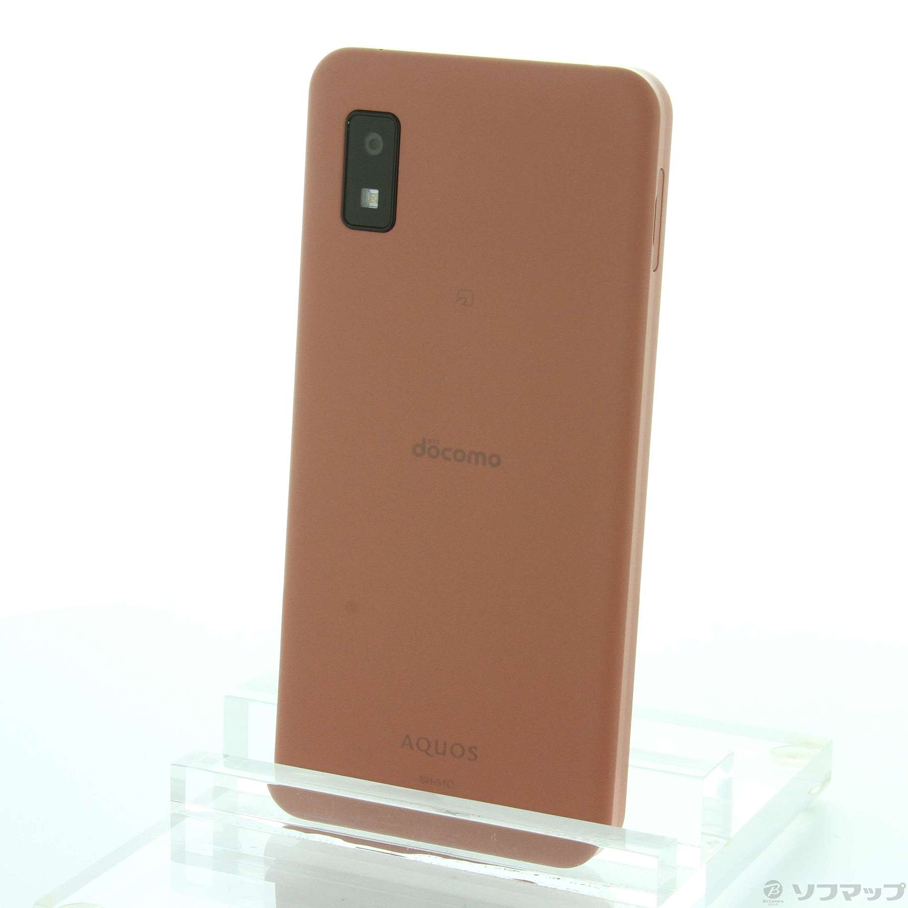 中古】AQUOS wish2 64GB コーラル SH-51C docomoロック解除SIMフリー