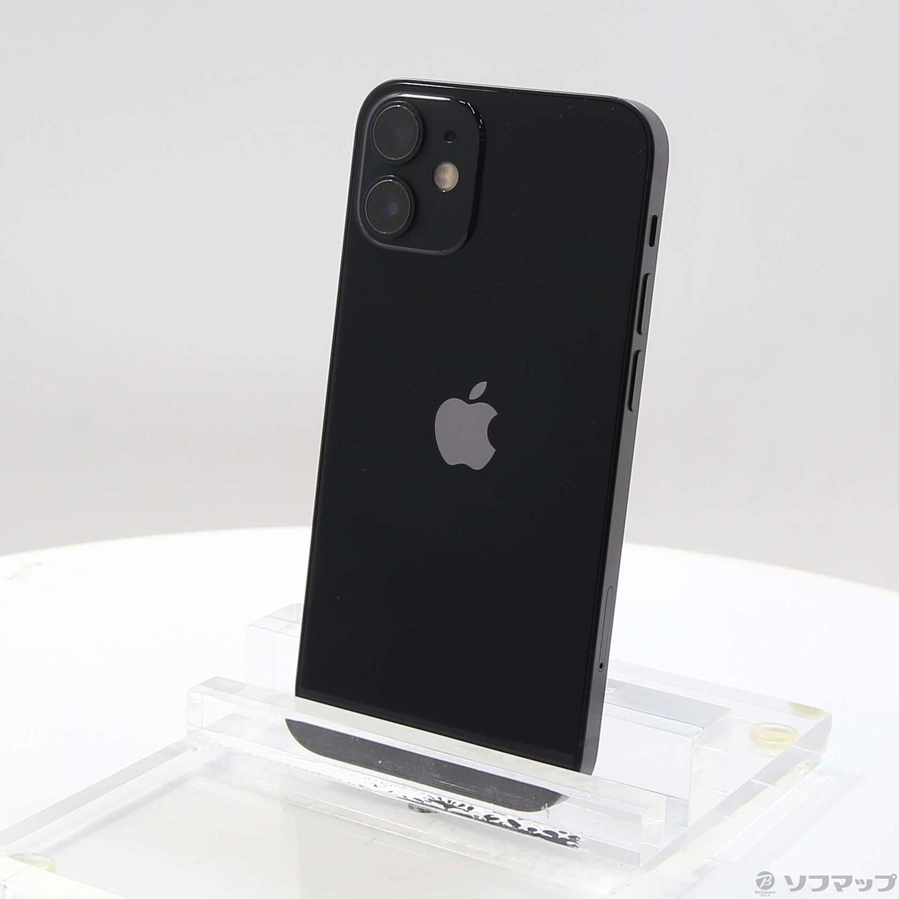 中古】iPhone12 mini 64GB ブラック MGA03J／A SIMフリー