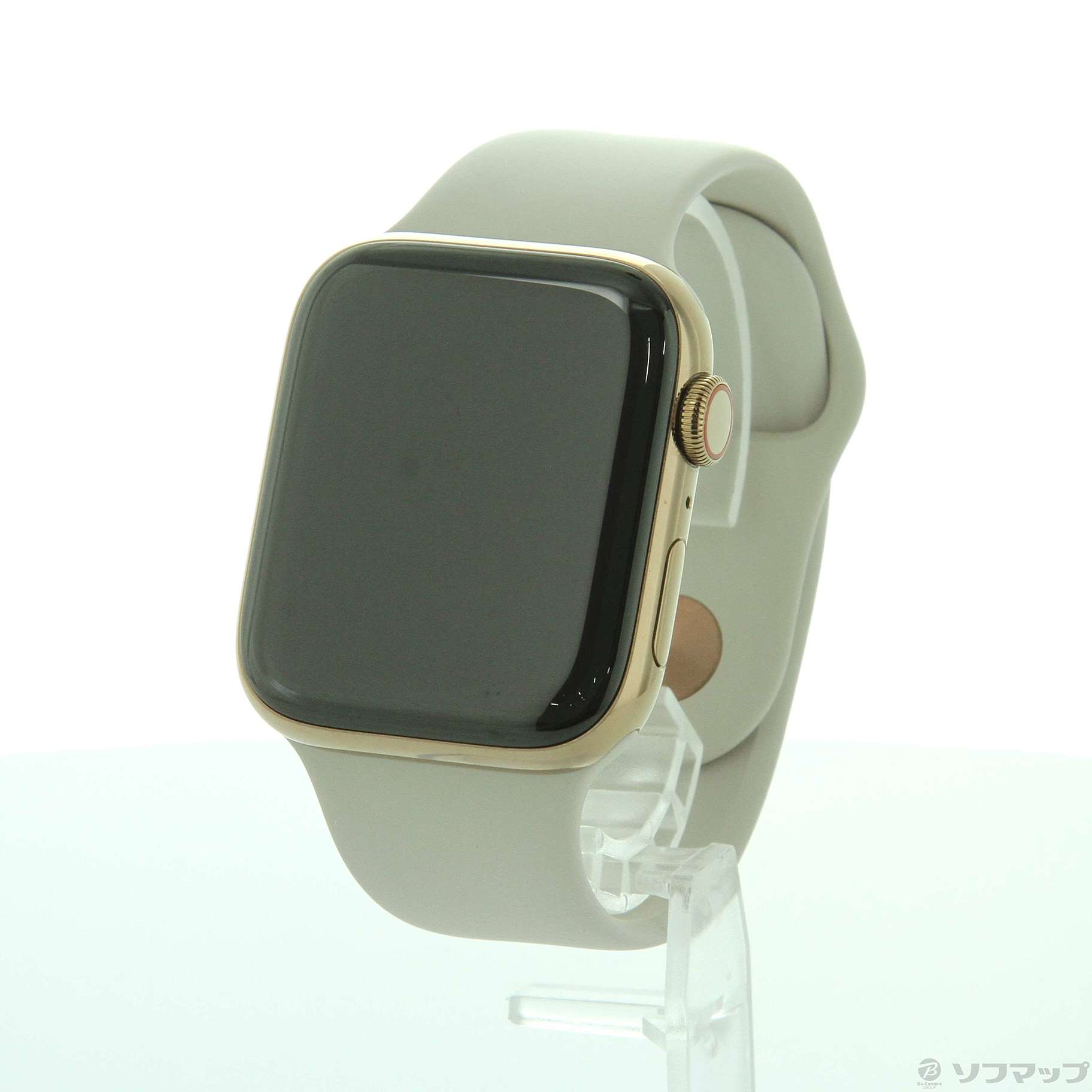 Apple Watch Series 4 GPS + Cellular 44mm ゴールドステンレススチールケース ストーンスポーツバンド