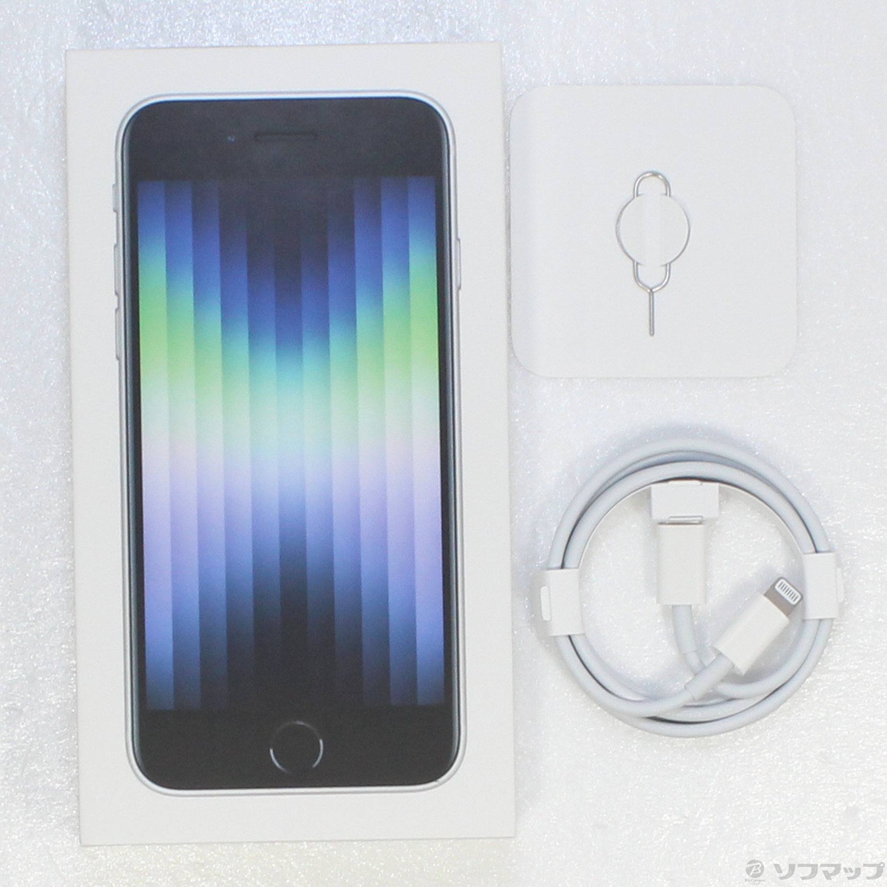 中古】iPhone SE 第3世代 64GB スターライト MMYD3J／A SIMフリー