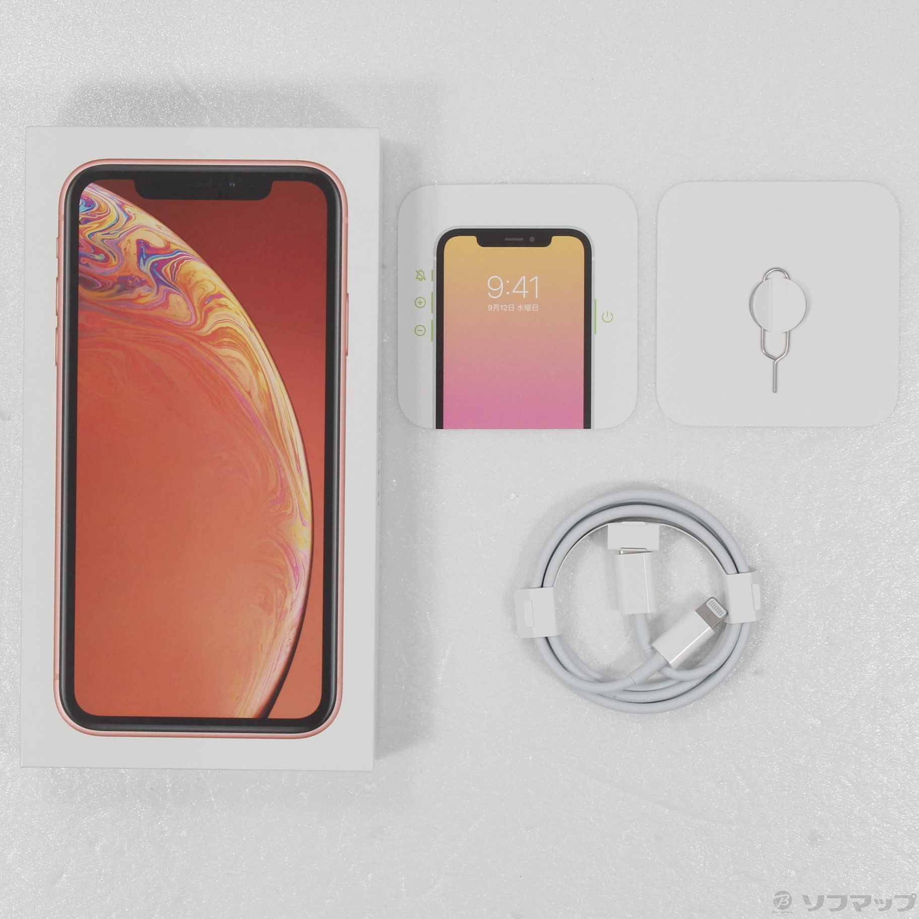 中古】iPhoneXR 128GB コーラル MH7X3J／A SIMフリー
