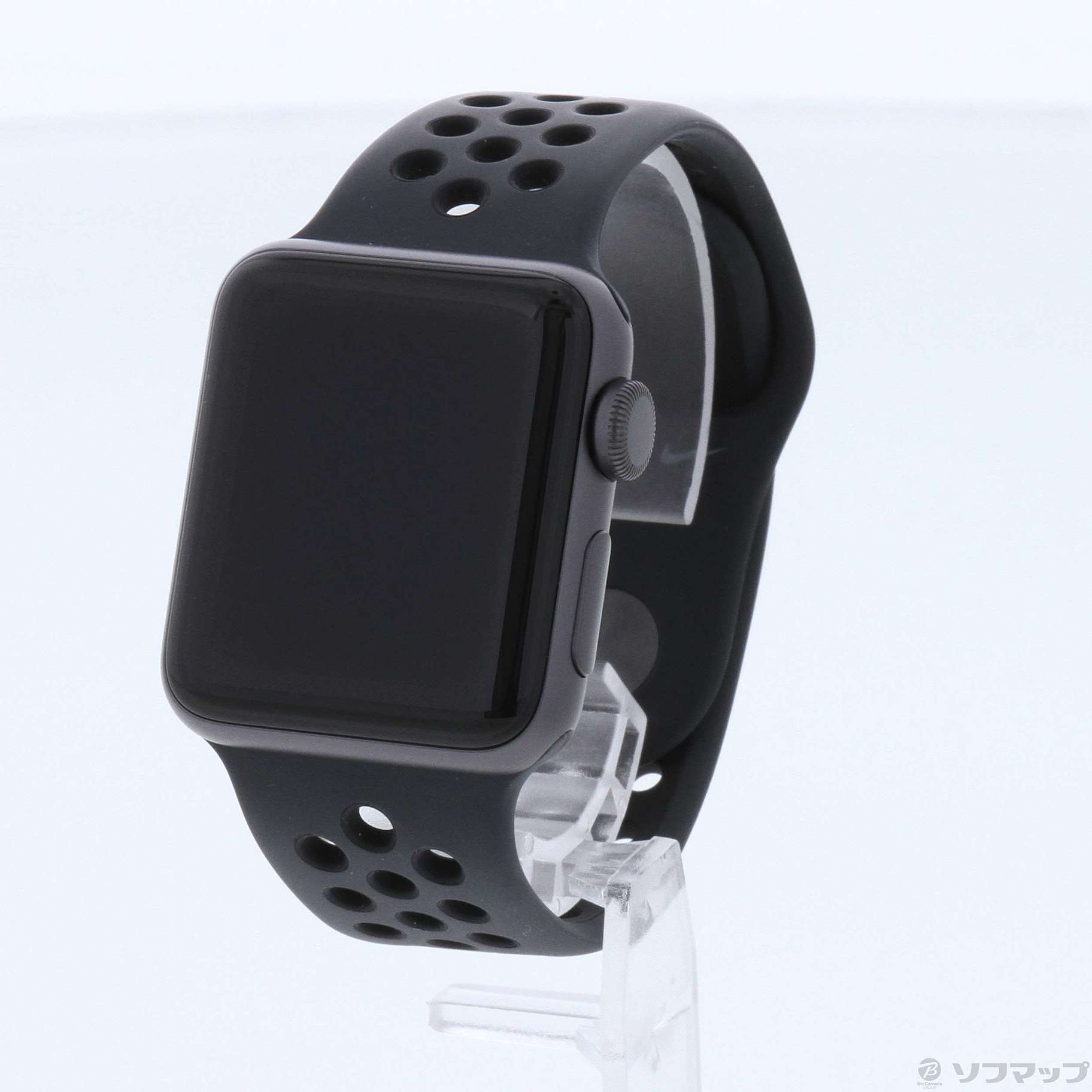 Apple Watch Series 3 Nike+ GPS 38mm スペースグレイアルミニウムケース アンスラサイト／ブラックNikeスポーツバンド