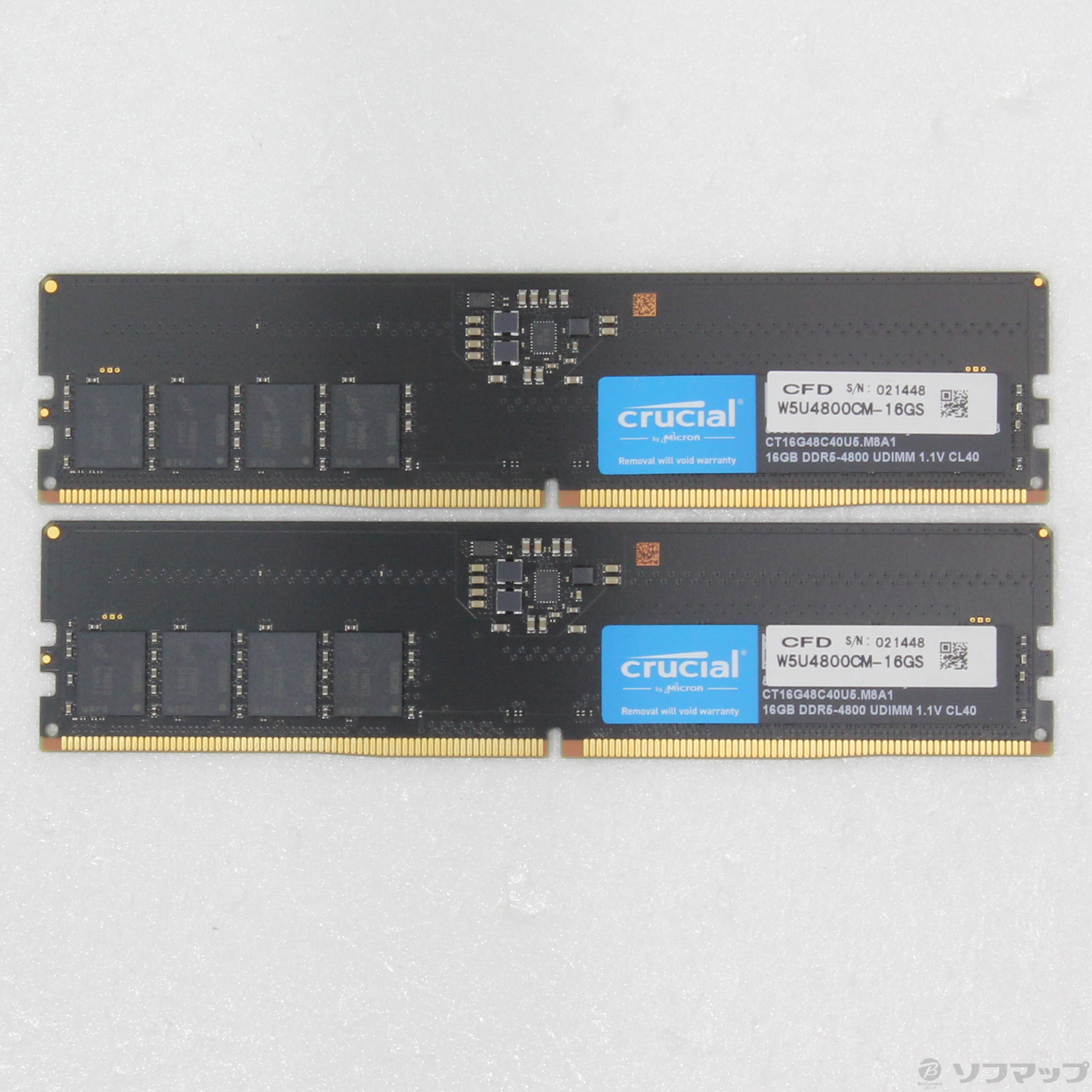 中古】W5U4800CM-16GS 32GB 16GBx2枚組 [2133050350684] - リコレ ...