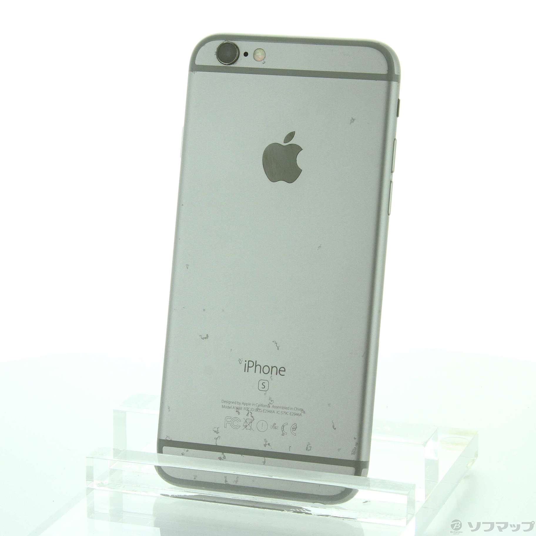 スマートフォン/携帯電話iPhone6 16GB softbank グレイ T1116_012