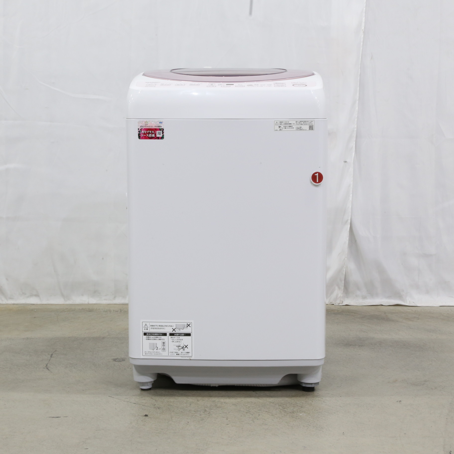 中古】〔中古品〕 全自動洗濯機 ピンク系 ES-G10GBK ［洗濯10.0kg