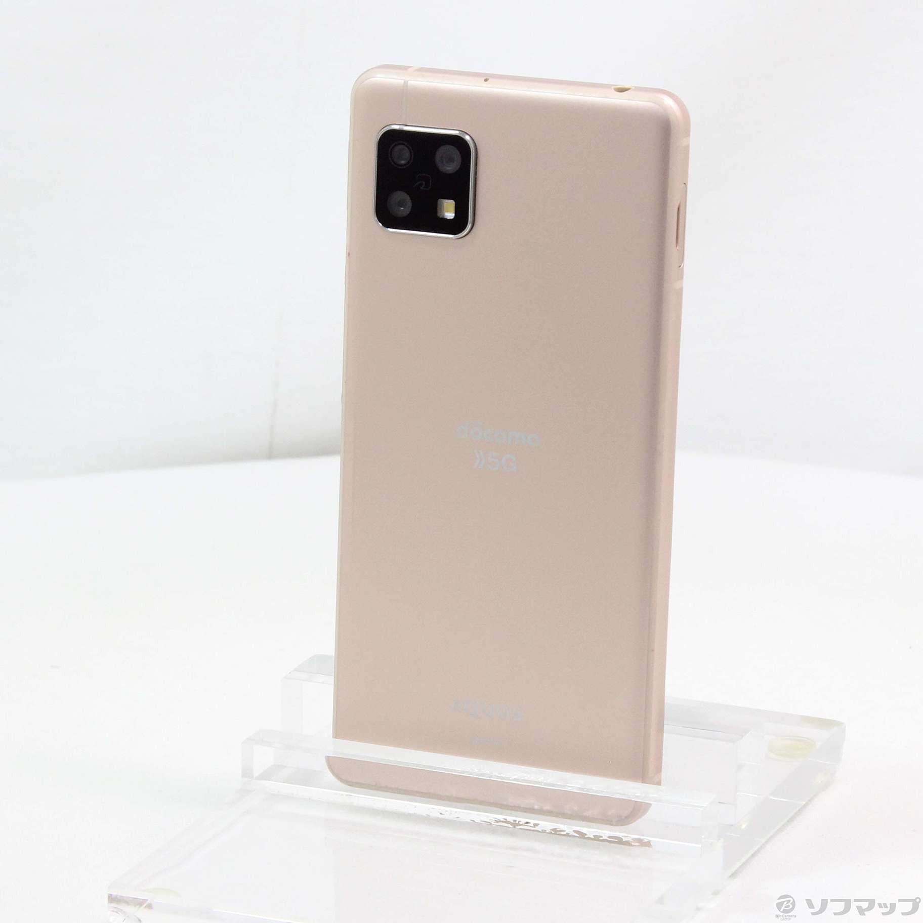 中古】AQUOS sense5G 64GB ライトカッパー SH-53A docomoロック解除SIM