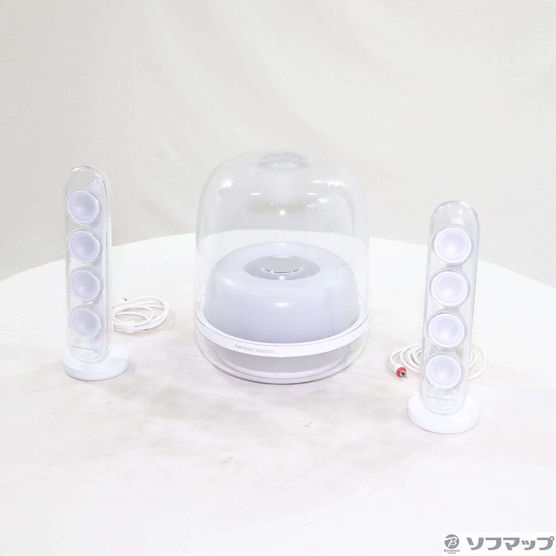 中古】〔展示品〕 Harman Kardon SoundSticks 4 ホワイト 