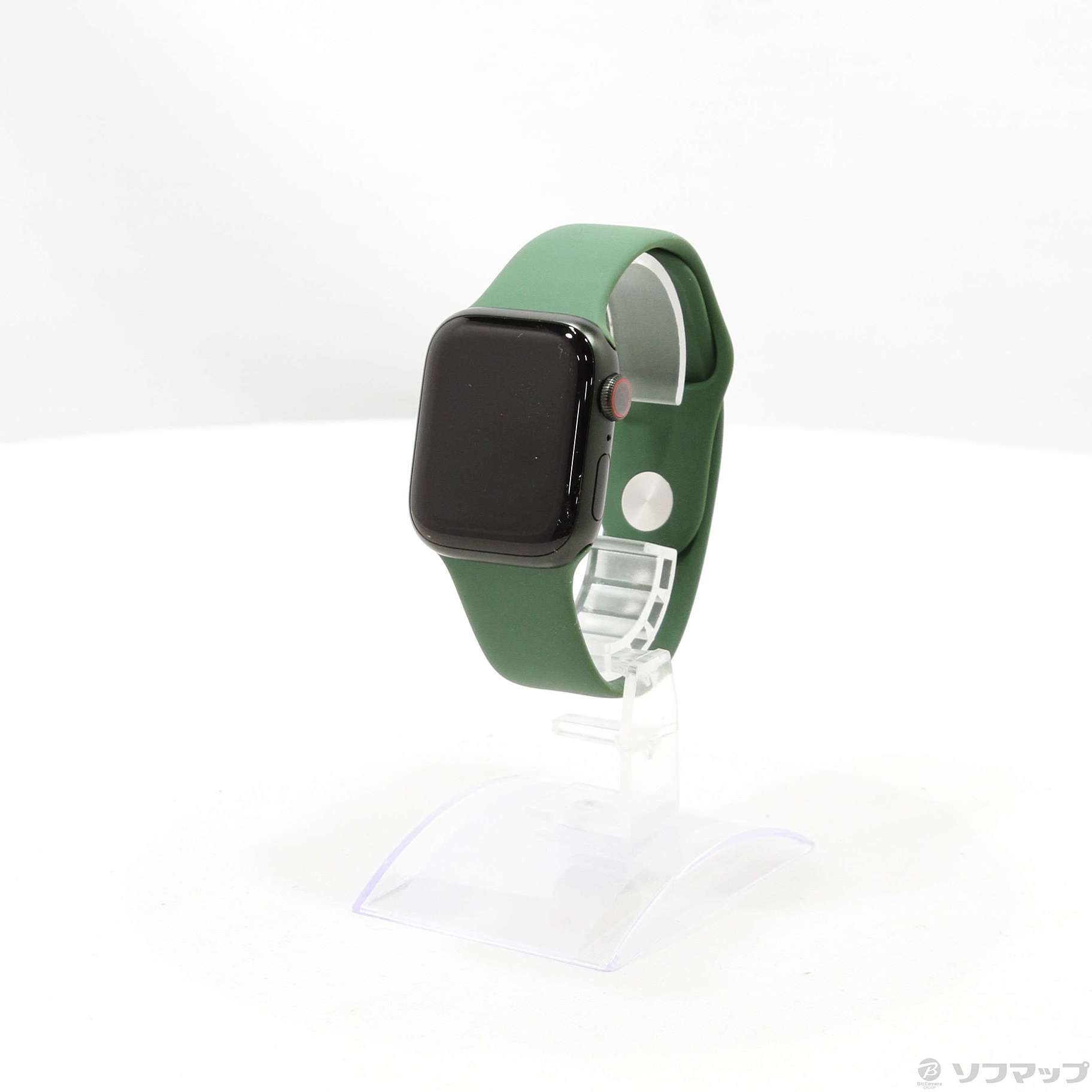 〔展示品〕 Apple Watch Series 7 GPS + Cellular 41mm グリーンアルミニウムケース クローバースポーツバンド