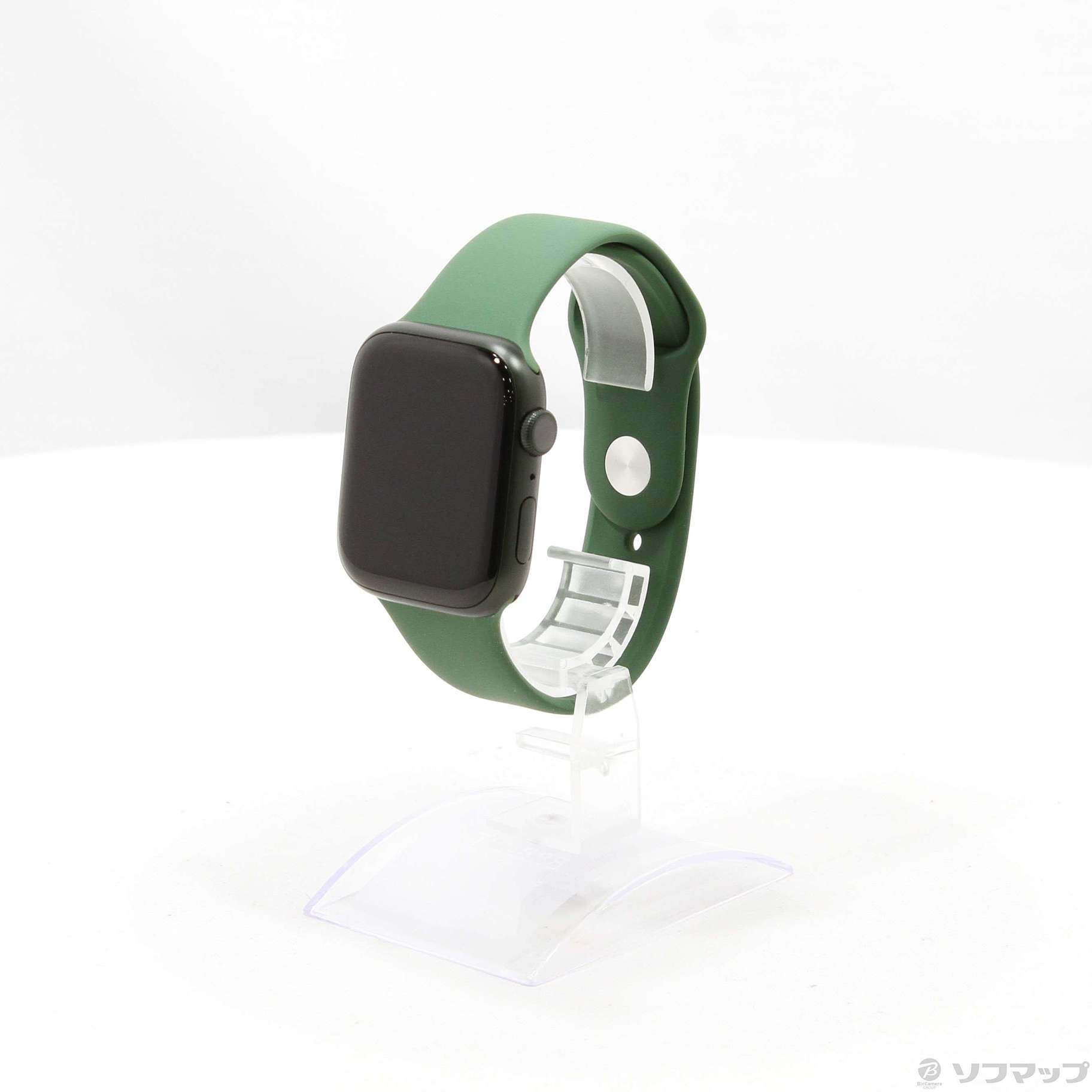 〔展示品〕 Apple Watch Series 7 GPS 45mm グリーンアルミニウムケース クローバースポーツバンド